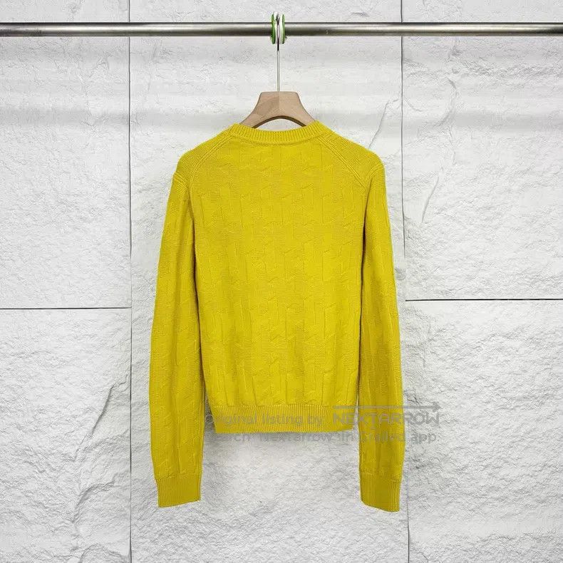 Hermes Hermes Yellow Long Sleeve Shirt Size XS / US 0-2 / IT 36-38 - 2 Thumbnail