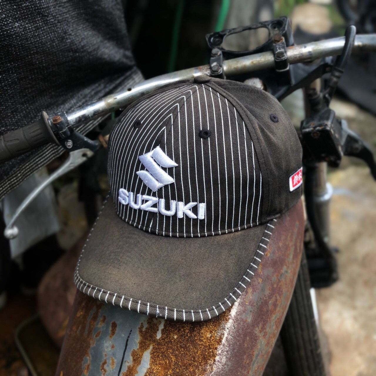 Japanese Brand 🔥HOTS🔥 Vintage Suzuki Racing Collection Sunfaded Hat Size ONE SIZE - 1 Thumbnail