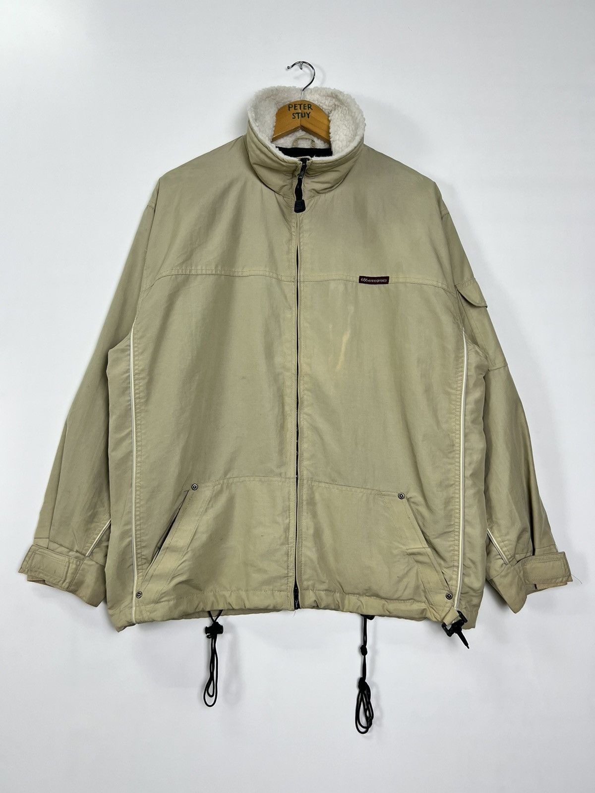 image of 686 Enterprises Jacket in Beige, Men's (Size Medium)