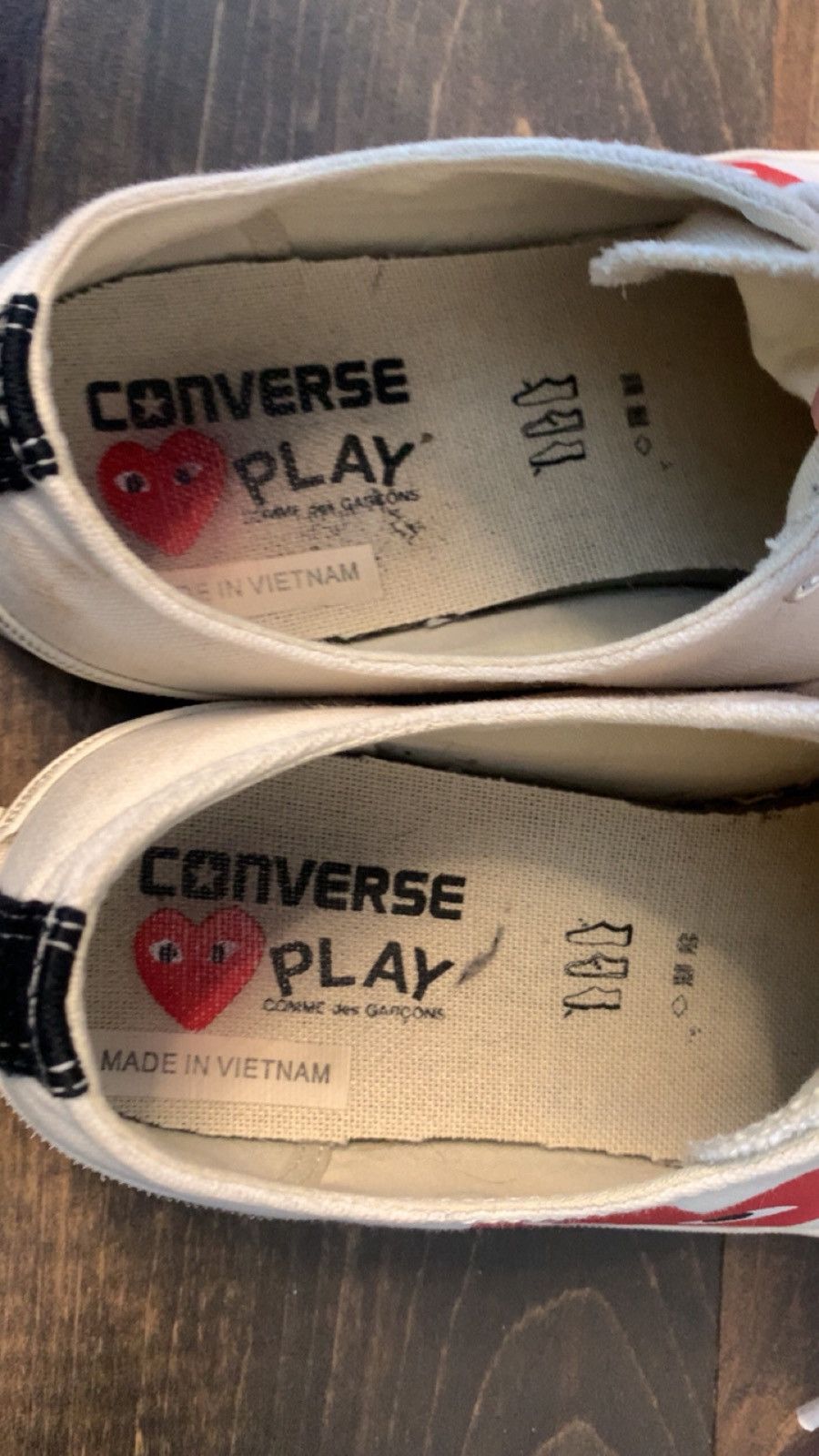 Comme des Garcons PLAY × Converse CDG Converse Size US 9 / EU 42 - 5 Thumbnail