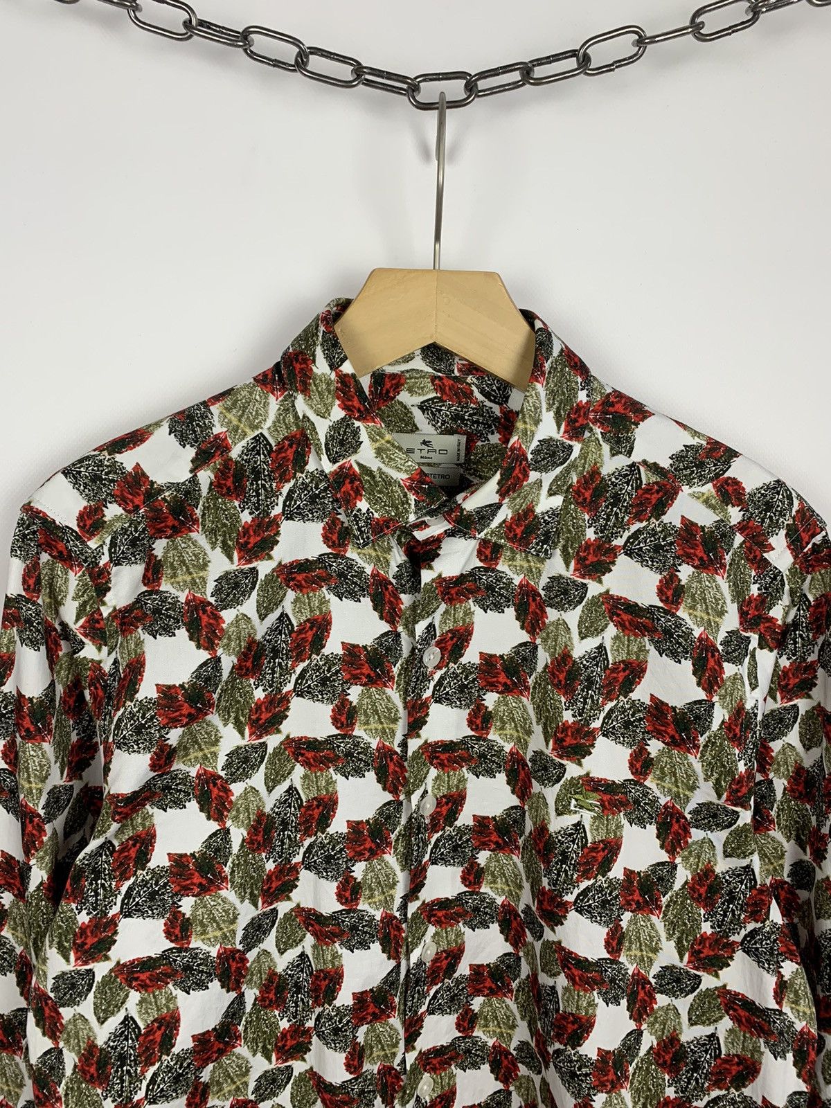 Etro Etro Milano Comfortetro Floral Shirt Men’s Size 41 Size US L / EU 52-54 / 3 - 2 Thumbnail