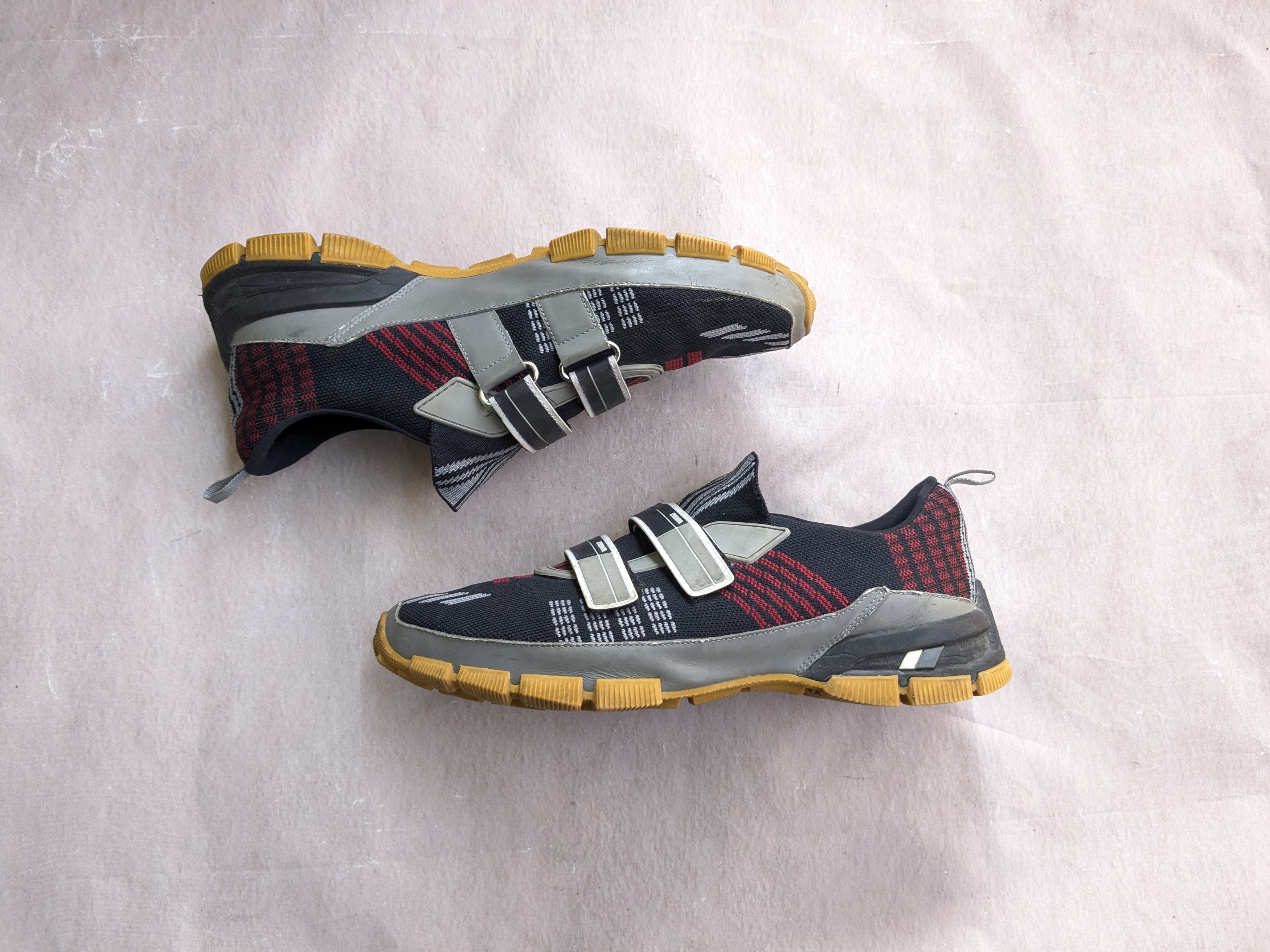 Prada Prada Crossection Sneakers Black Gray 9 Size US 9 / EU 42 - 1 Thumbnail