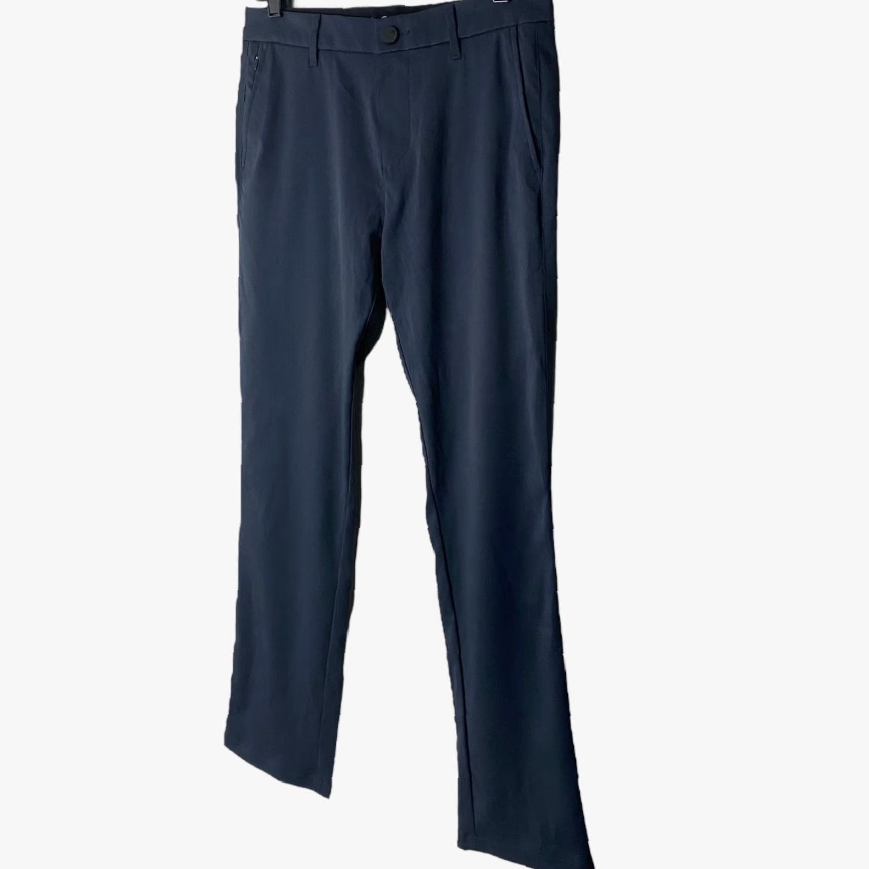 Vintage 01.ALGO Performance Straight Golf Chino Pants Blue Men's 29X32 Athletic Stretch Size US 29 - 2 Thumbnail