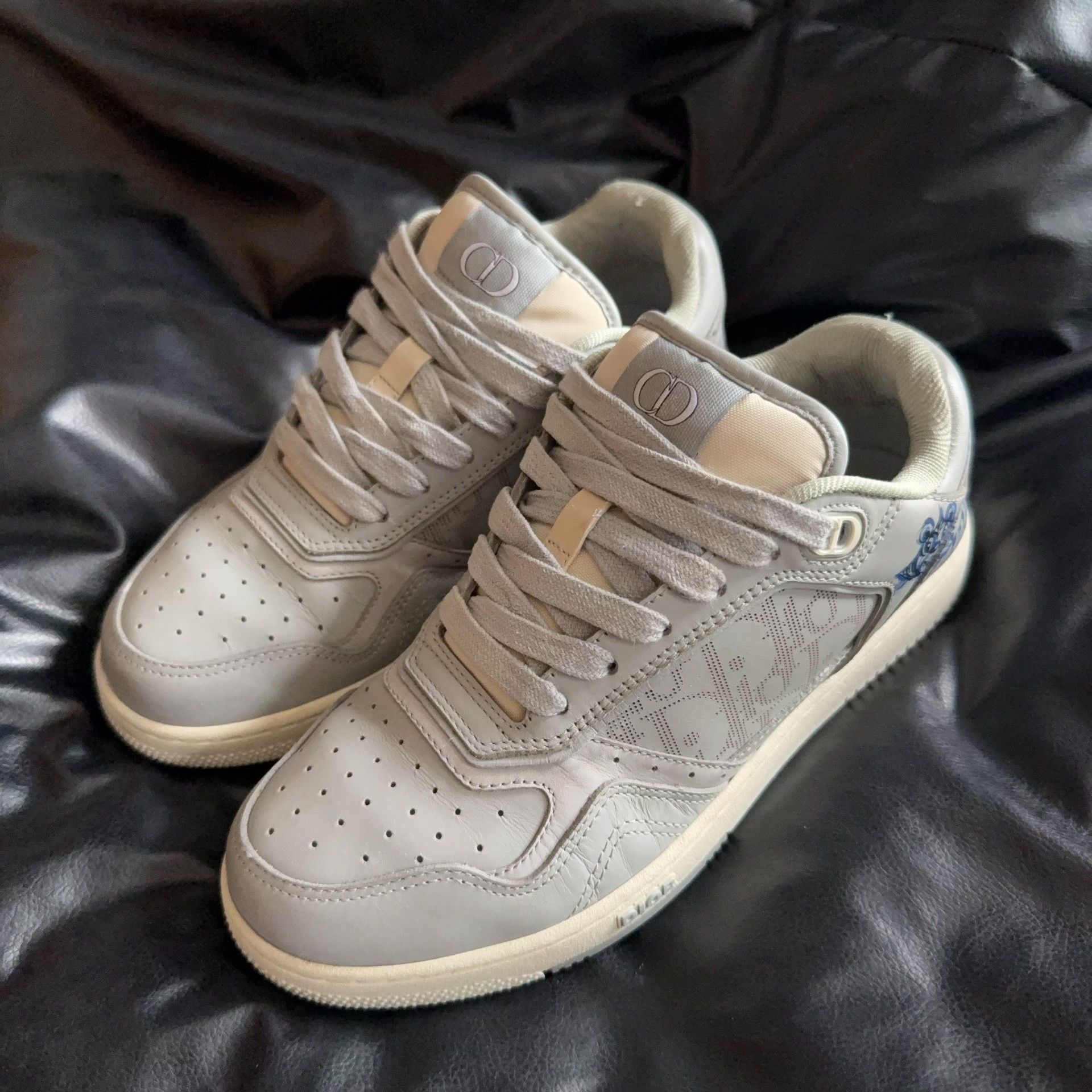 Dior Dior Gray Lowtop Sneakers 38 Women Size US 7.5 / IT 37.5 - 1 Thumbnail