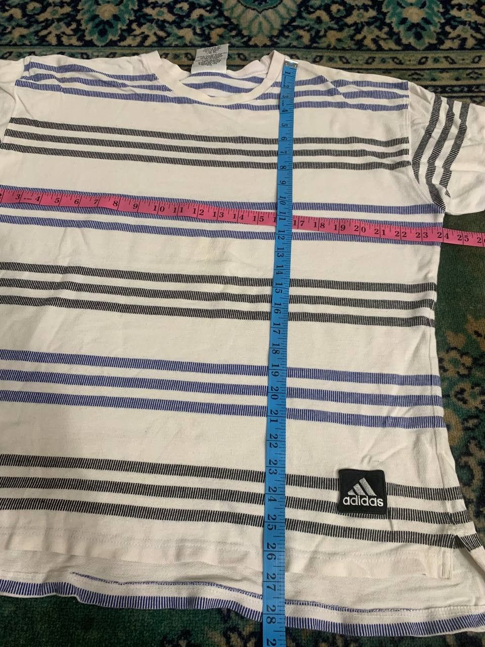 Adidas Vintage Adidas T-shirt Stripe 90s Large Size US L / EU 52-54 / 3 - 7 Thumbnail