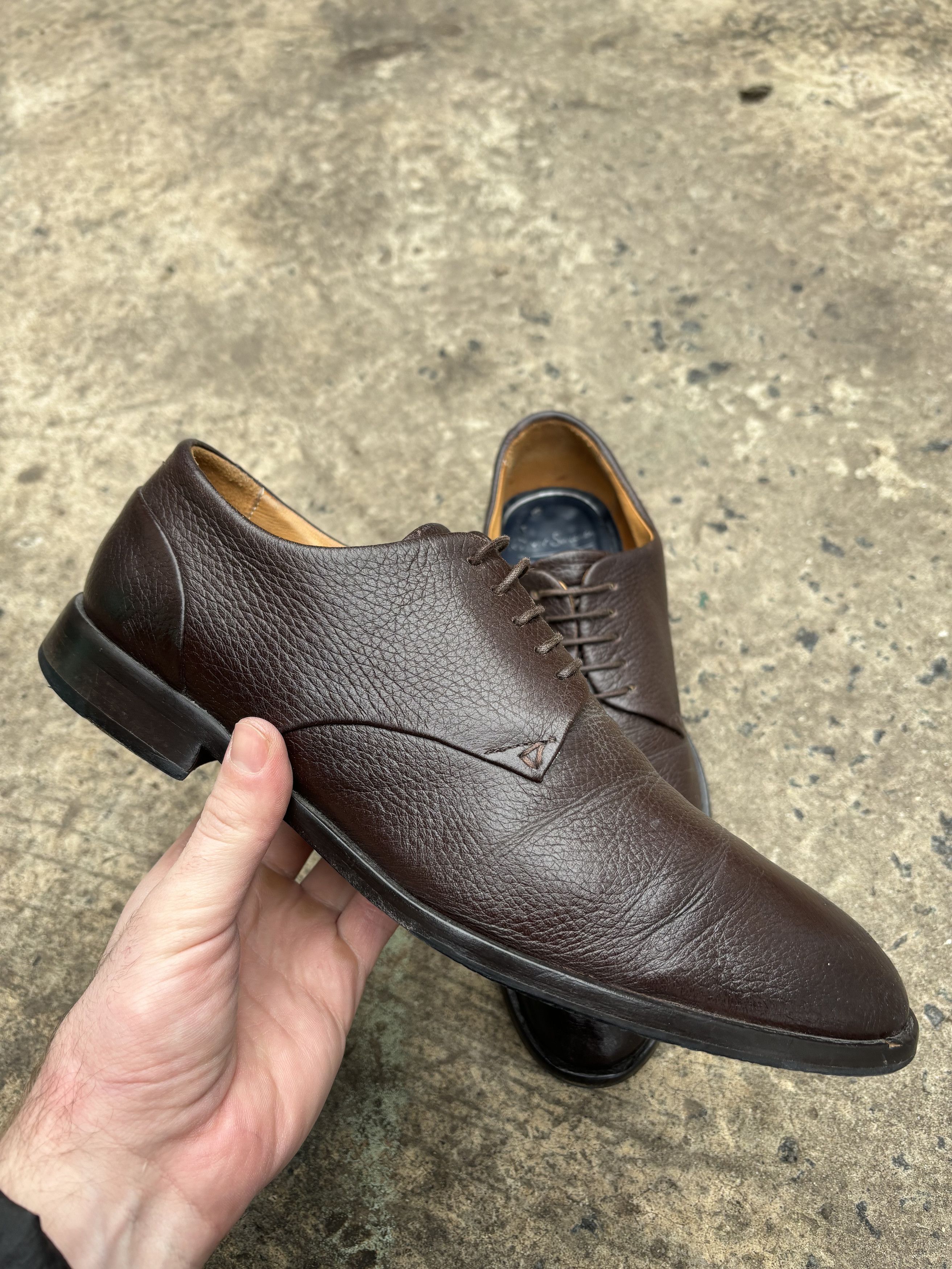 Oliver Sweeney RRP 500$ Oliver Sweeney Campobello Deerskin Bologna Derby Shoes Size US 9.5 / EU 42-43 - 1 Thumbnail
