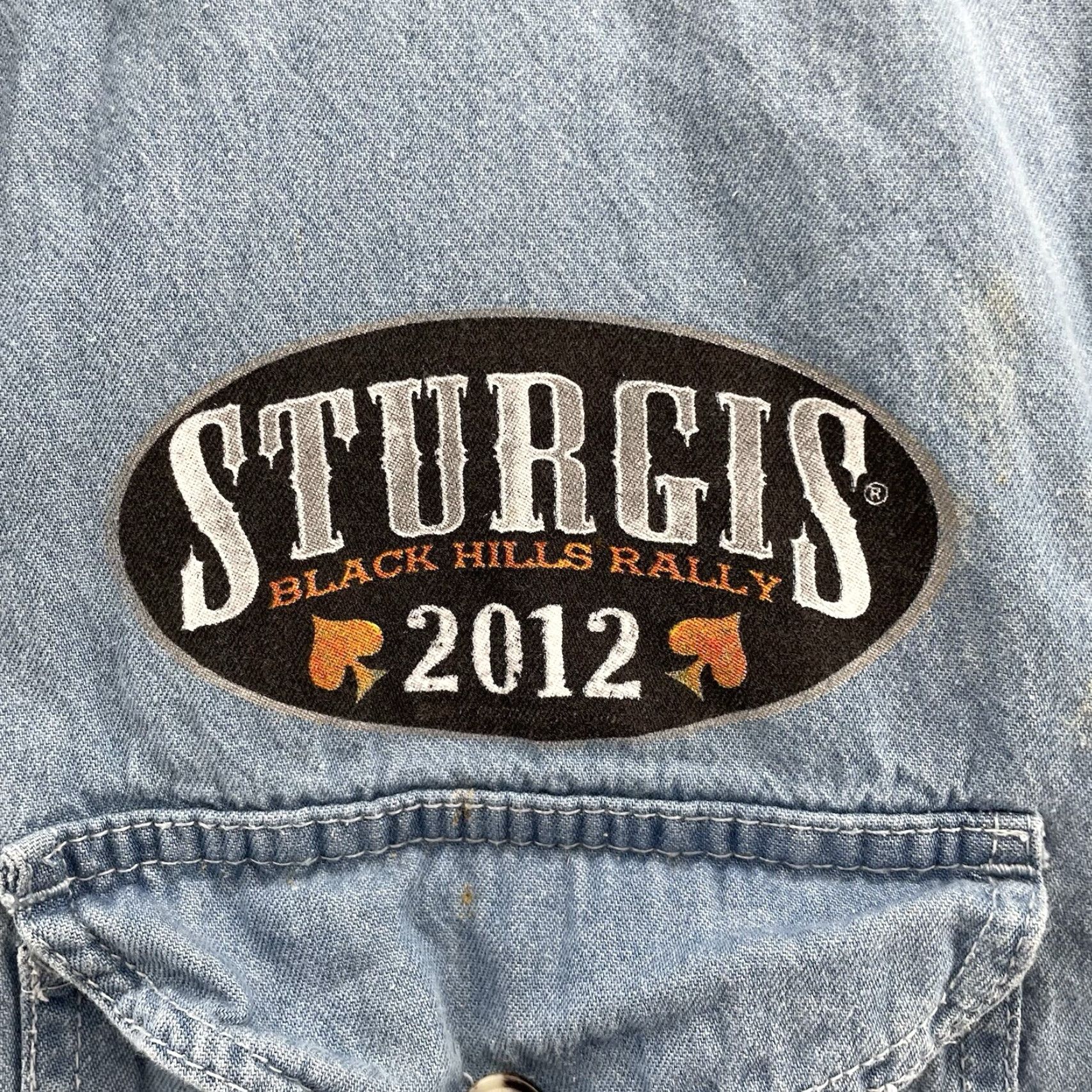 Vintage VINTAGE Sturgis Hot Leathers Shirt Men's 2XL 72 Years 2012 Moto Biker Rocker Grunge 90s Size US XXL / EU 58 / 5 - 4 Thumbnail