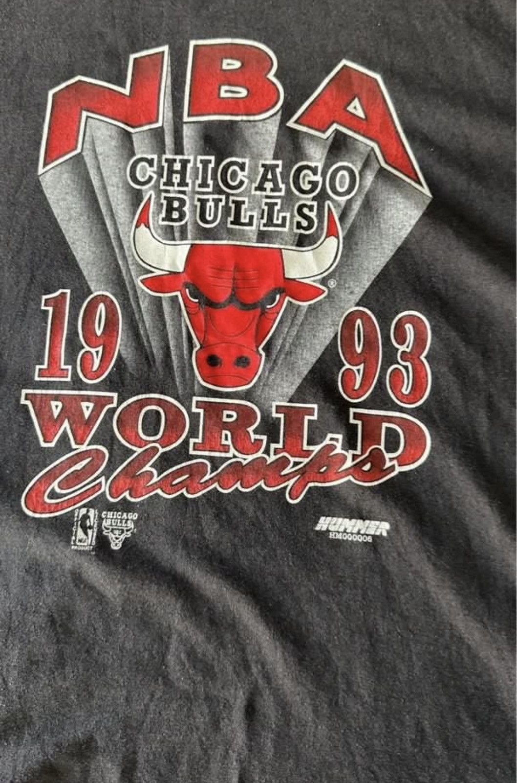 NBA VINTAGE NBA CHICAGO BULLS 1993 WORLD CHAMPS Size US XL / EU 56 / 4 - 2 Thumbnail