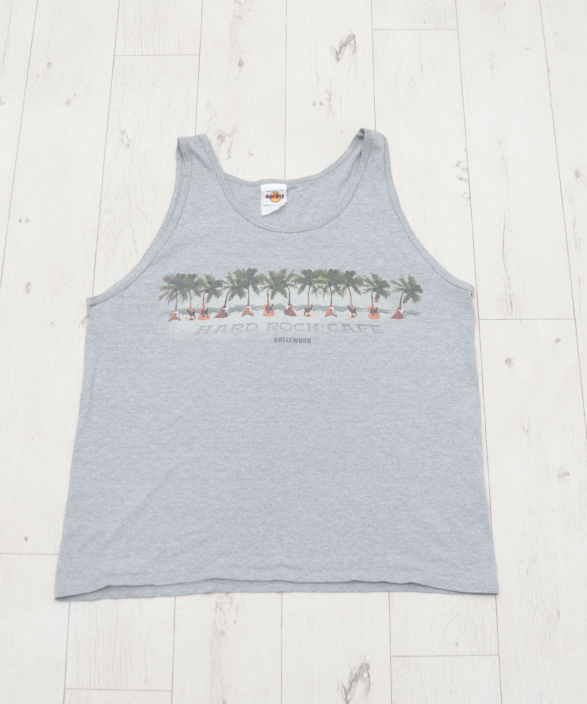 Hard Rock Cafe × Vintage Hard Rock Cafe Hollywood Vintage Tank Tops Sleeveless Size US L / EU 52-54 / 3 - 1 Thumbnail