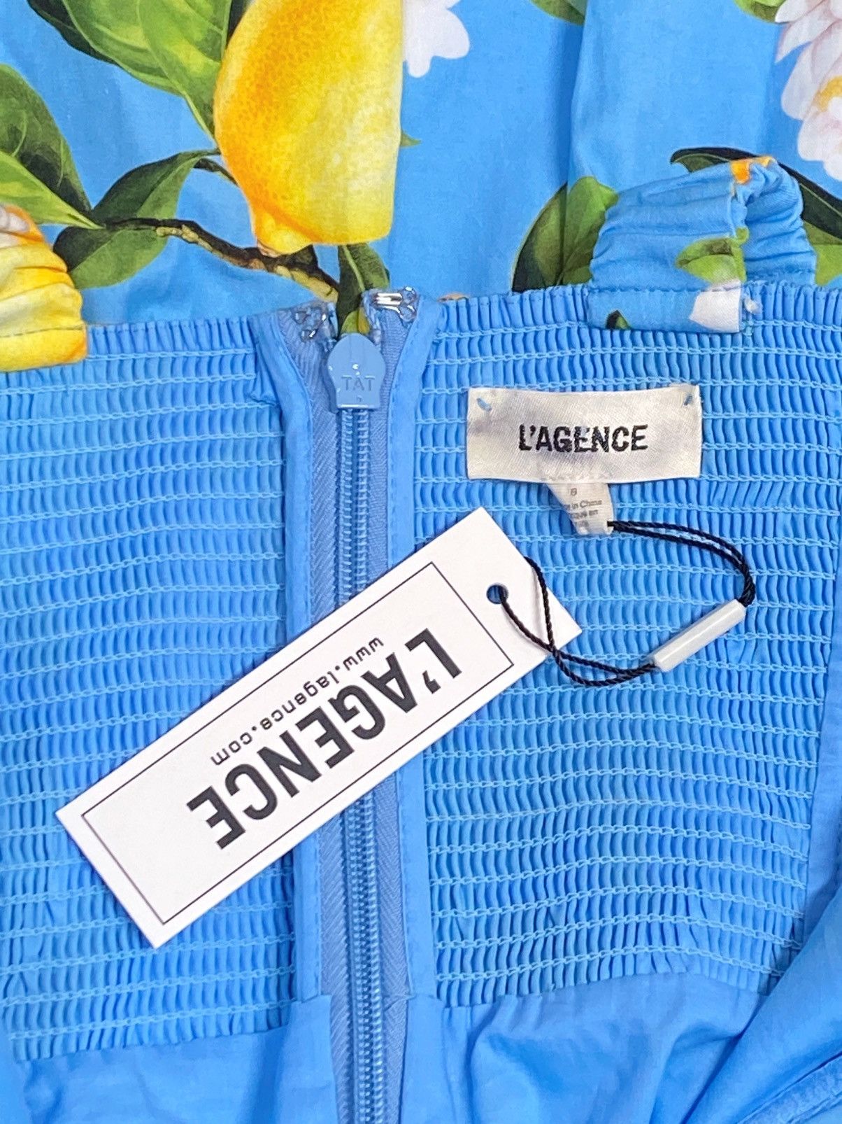 L'AGENCE L'AGENCE Lemon Print Corset Minidress size 8 Size M / US 6-8 / IT 42-44 - 13 Thumbnail