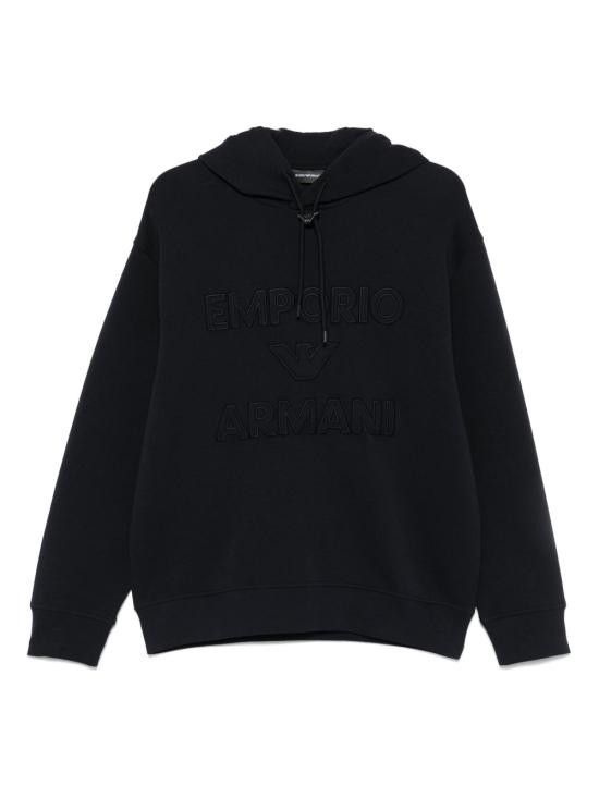 Emporio Armani EMPORIO ARMANI Women Hoodies EM001121 AF10013UB118 Blue Size S / US 4 / IT 40 - 1 Thumbnail
