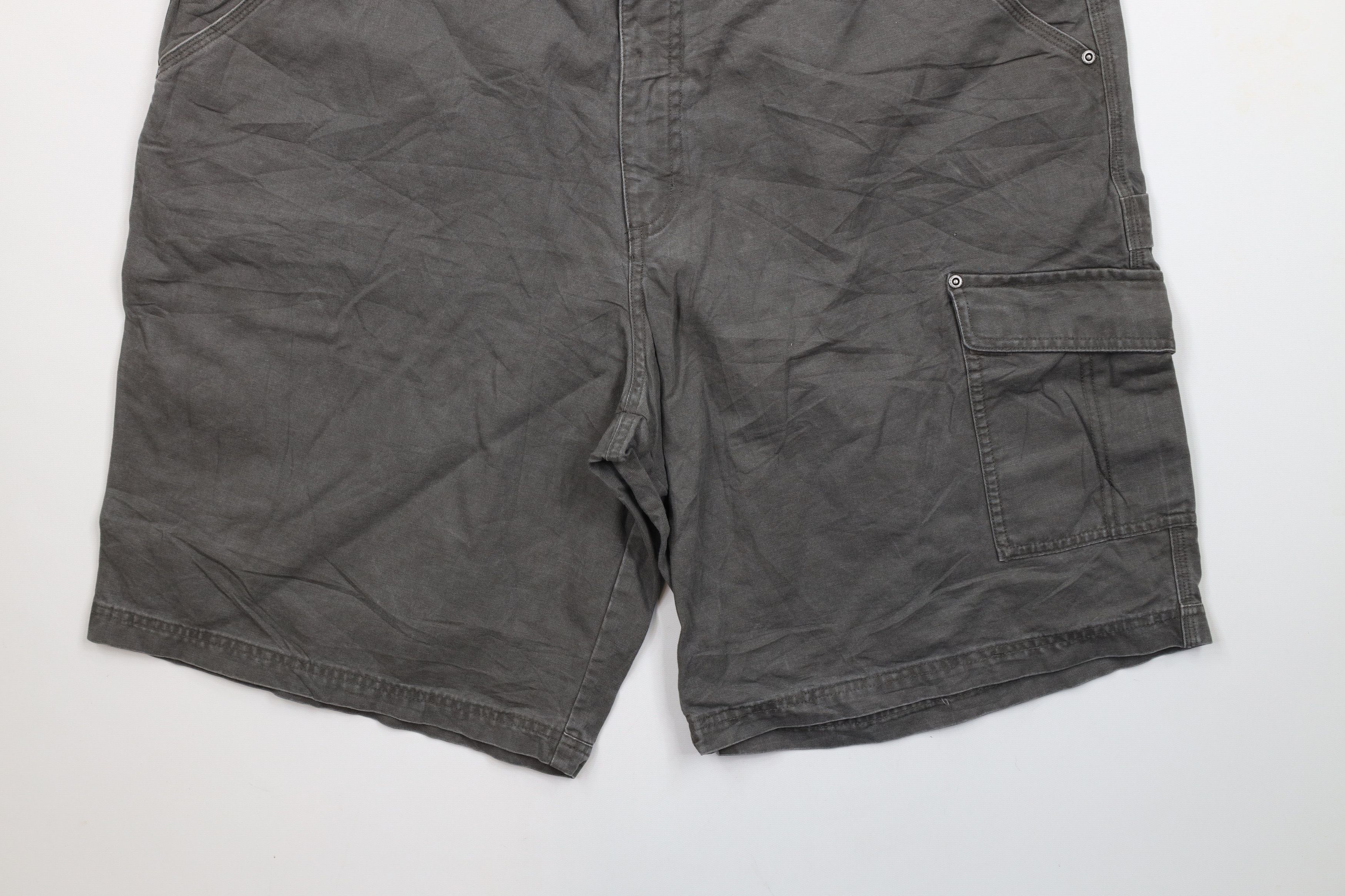 Columbia × Vintage Vintage Columbia Spell Relaxed Fit Canvas Cargo Shorts Gray Size US 42 / EU 58 - 4 Thumbnail