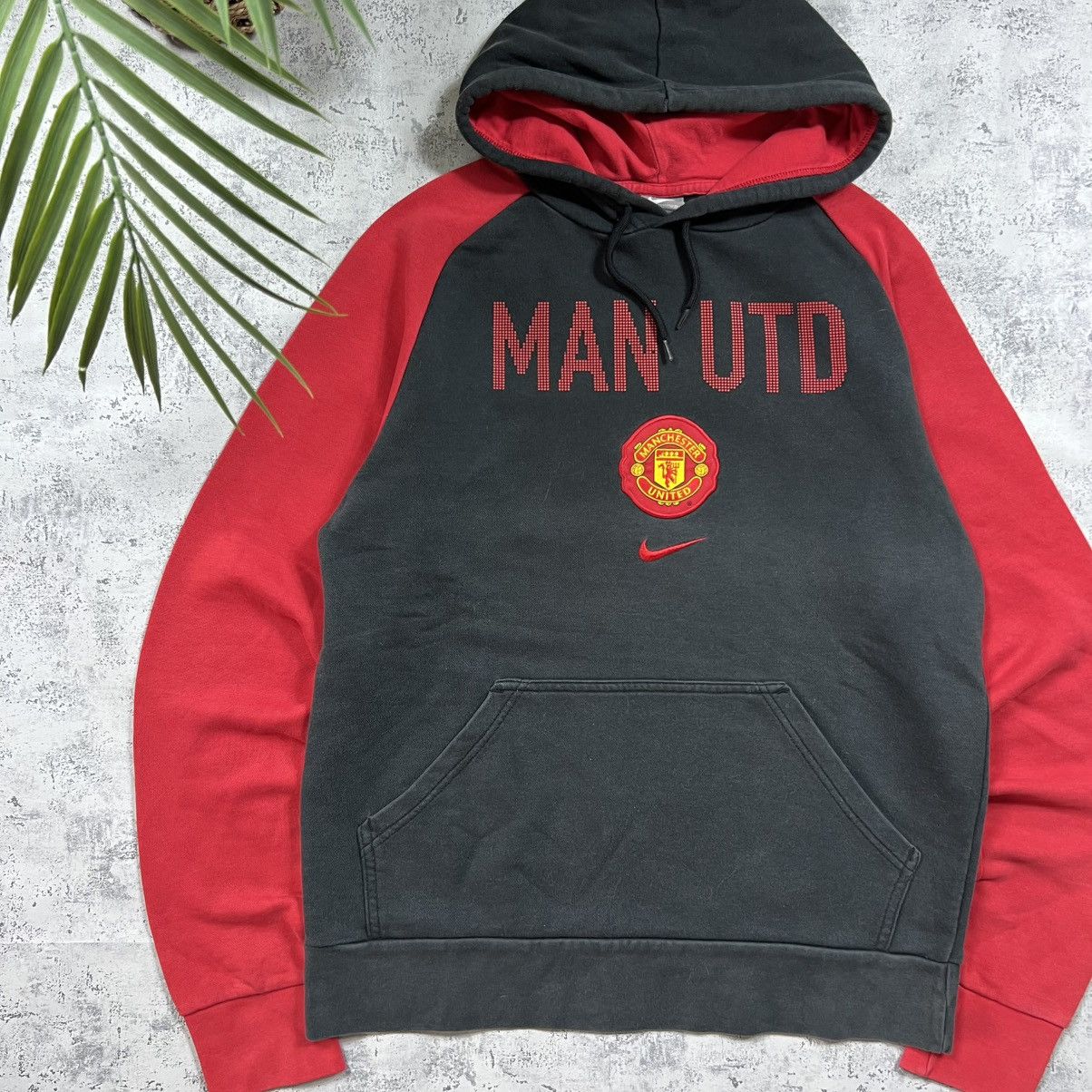 Nike 00s Nike Manchester United Vintage Y2K Soccer Hoodie Size US M / EU 48-50 / 2 - 2 Thumbnail