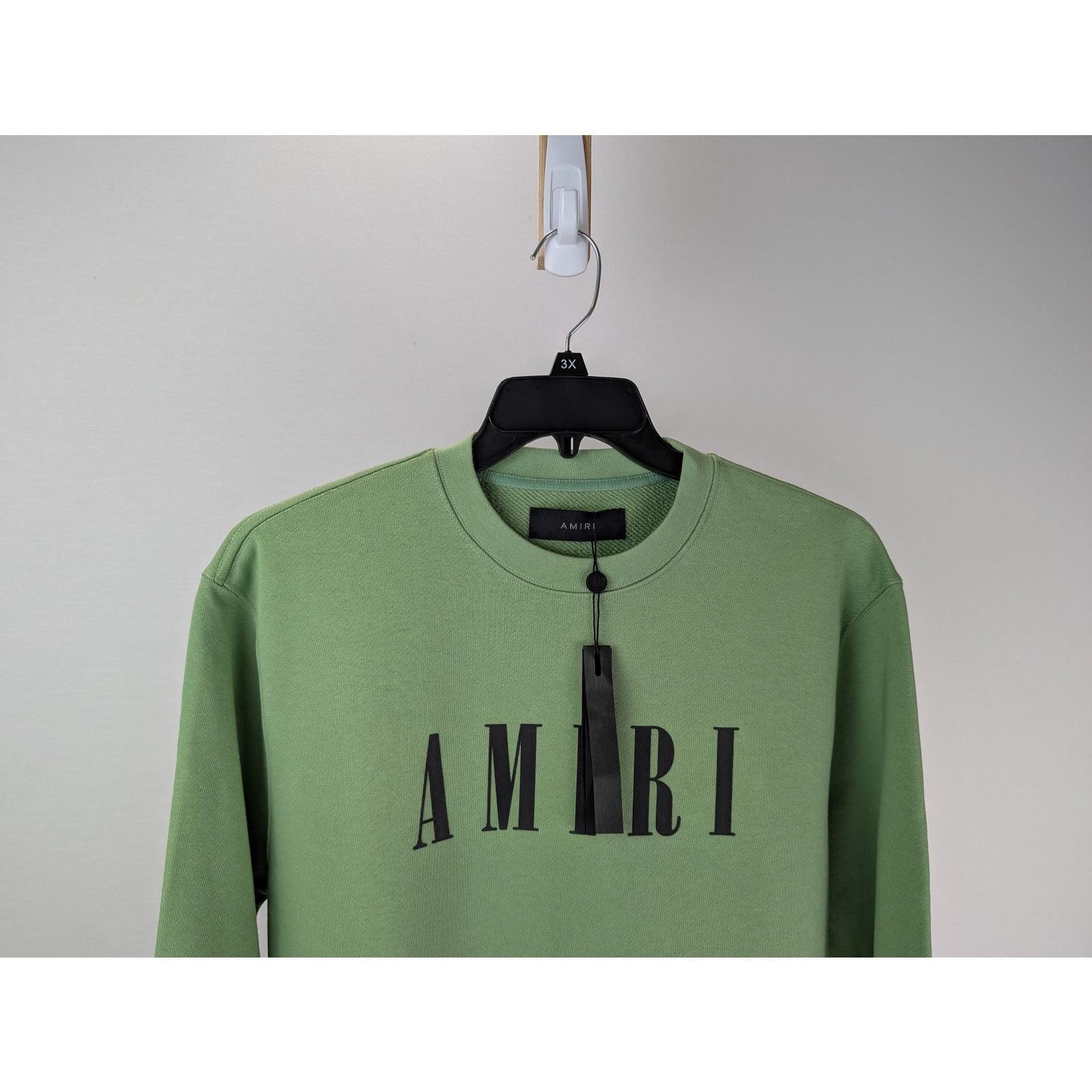 Amiri o1rshd1 Amiri Core Logo Crewneck Sweatshirt in Mineral Green Size US S / EU 44-46 / 1 - 2 Thumbnail