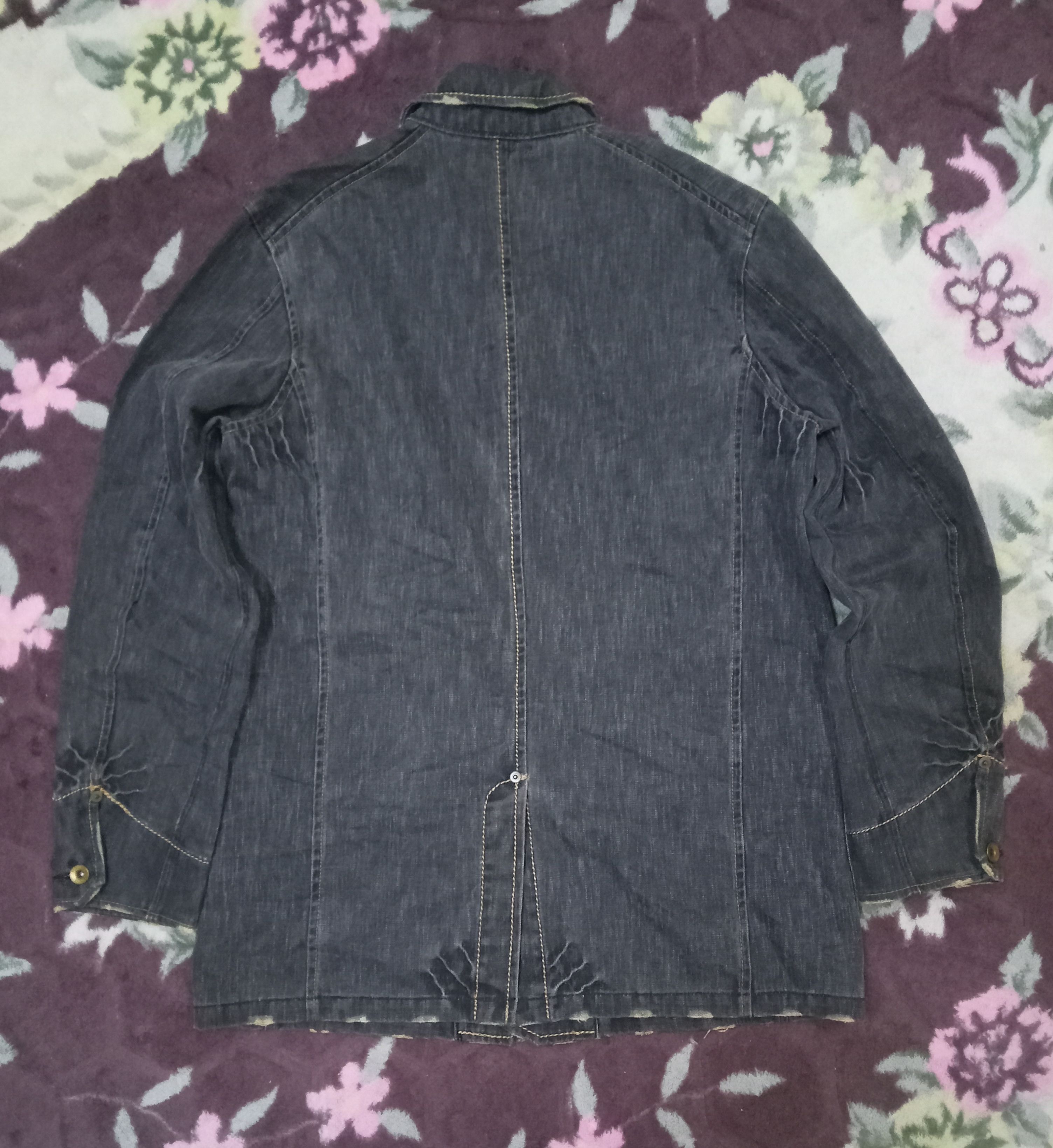 Japanese Brand Power To The People PWPL Denim Jacket Size US L / EU 52-54 / 3 - 8 Thumbnail