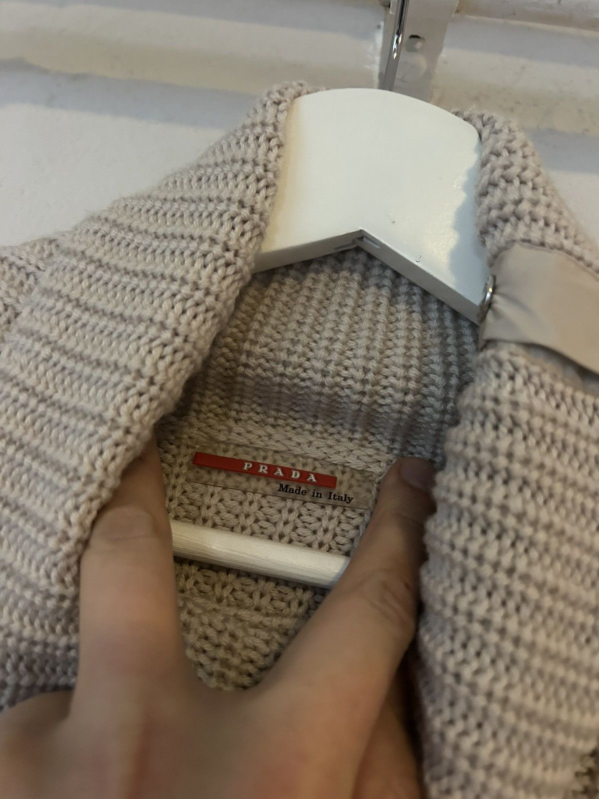Prada Prada Sand Beige Wool Turtleneck Sweater Size US S / EU 44-46 / 1 - 5 Thumbnail