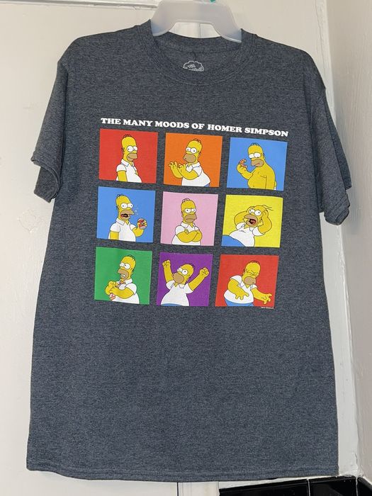 Fox The Simpsons 20th Century Fox The Many Moods Of Homer Shirt | Grailed