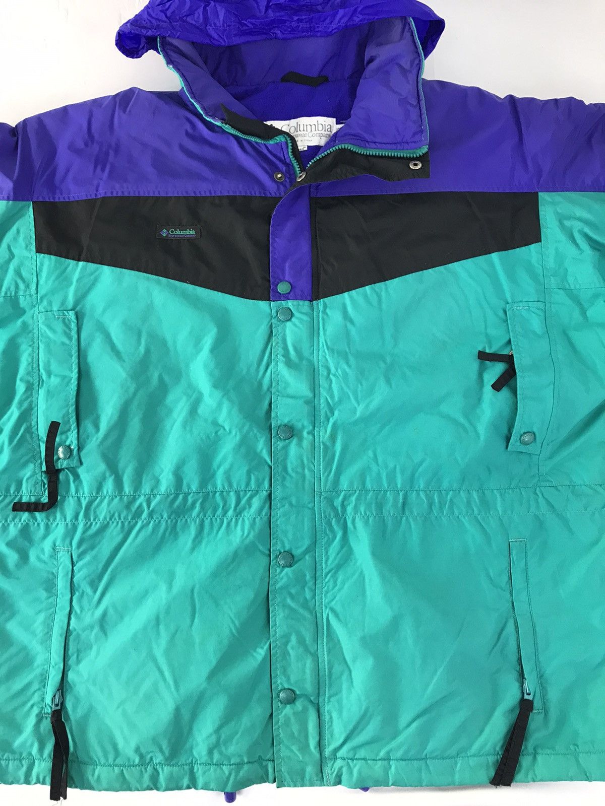 Columbia Vintage 90s Columbia Insulated Inner Multi Pockets Jacket Size US L / EU 52-54 / 3 - 2 Thumbnail