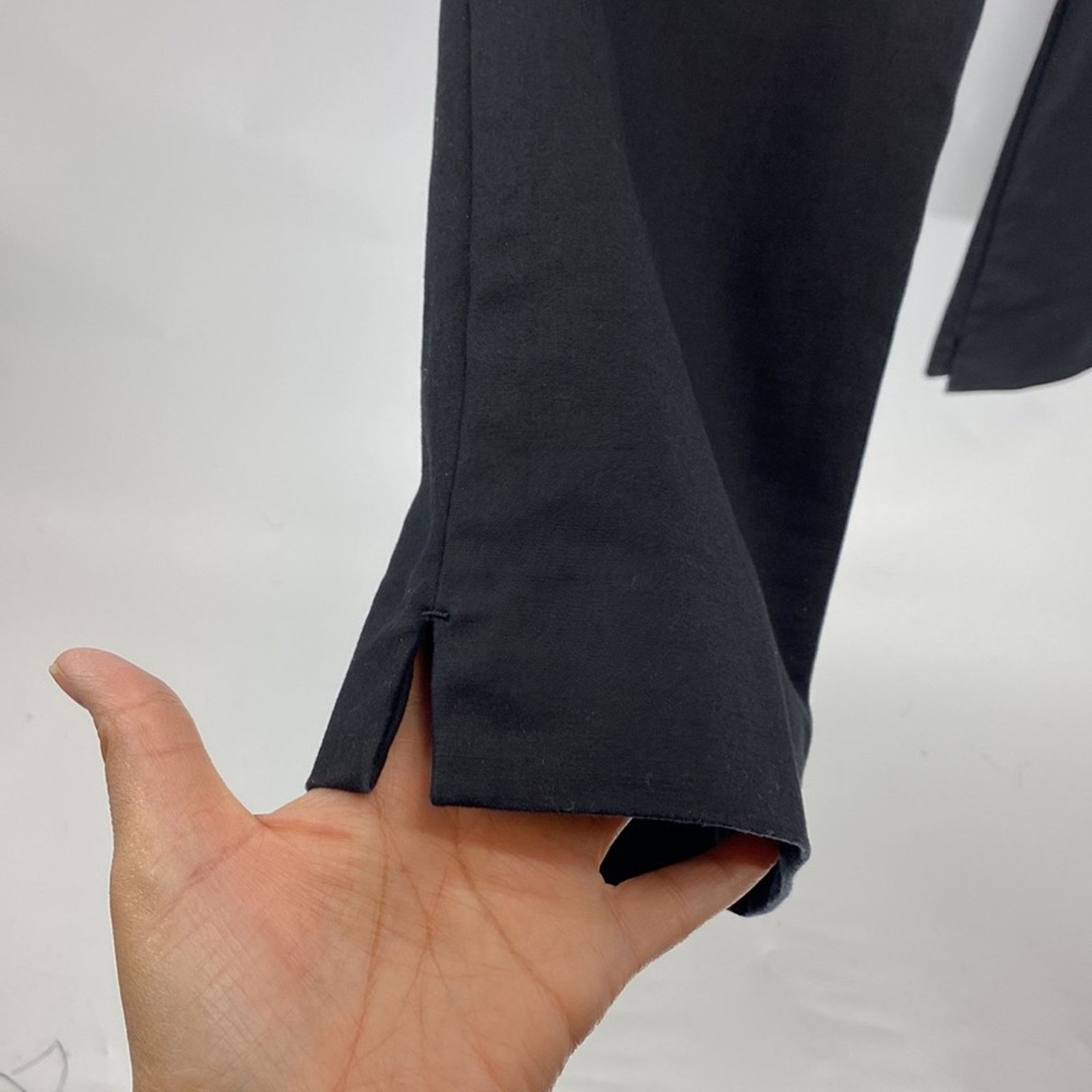 Boden Boden black split ankle high waisted straight leg sz 6 Size 28" / US 6 / IT 42 - 7 Thumbnail