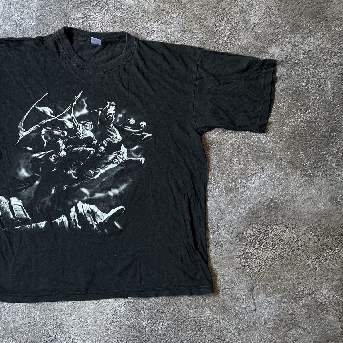Vintage Vintage Y2K Goth Graphic Tee Black Oversized Distressed XL Size US XL / EU 56 / 4 - 3 Thumbnail