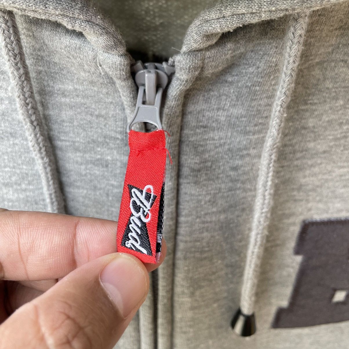 Budweiser 🔥Vintage Budweiser Big Logo Spellout Full Zipper Hoodie Size US M / EU 48-50 / 2 - 8 Thumbnail