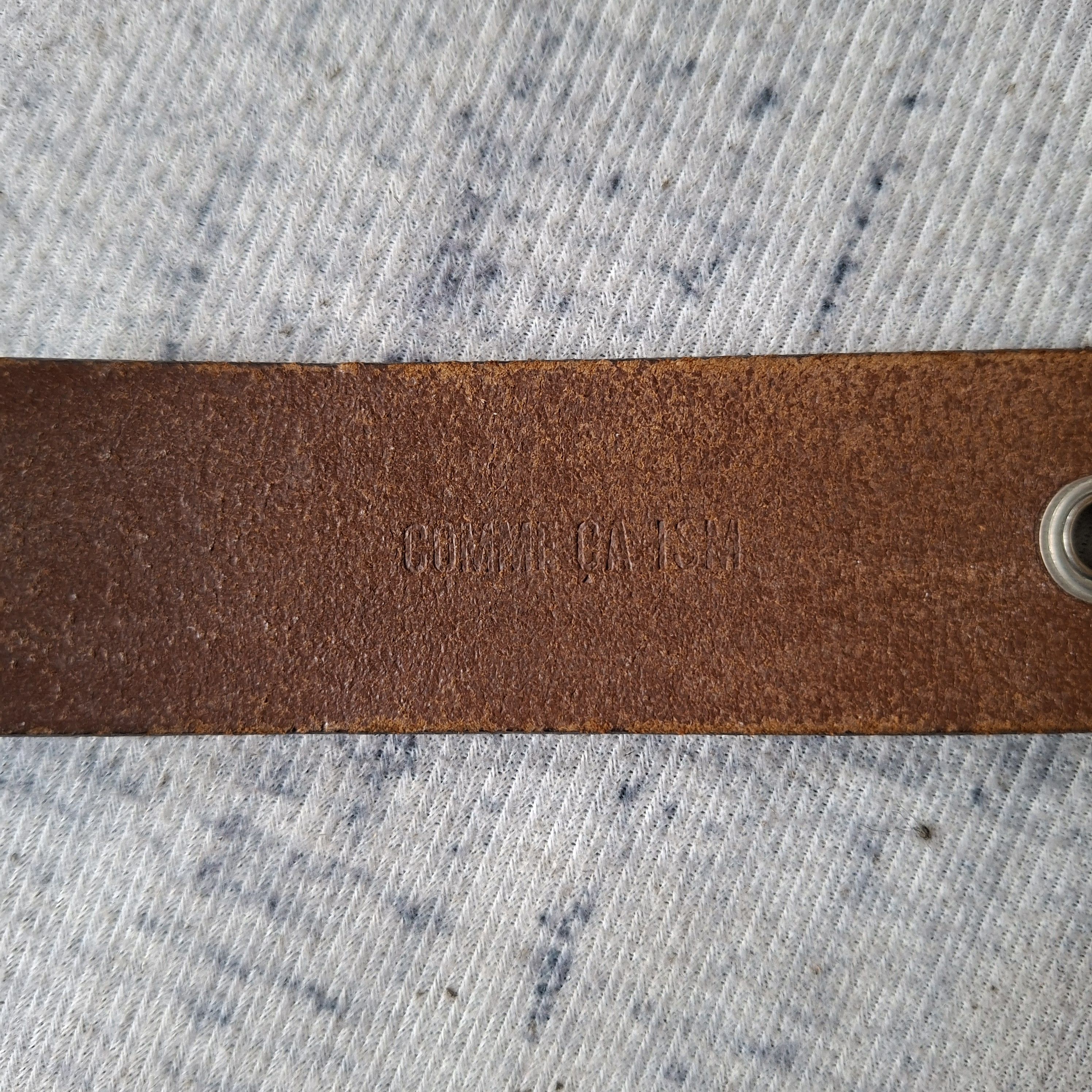 Tornado Mart ☠️ Comme ca ism garrison hole ring punk rock leather belt Size ONE SIZE - 7 Thumbnail