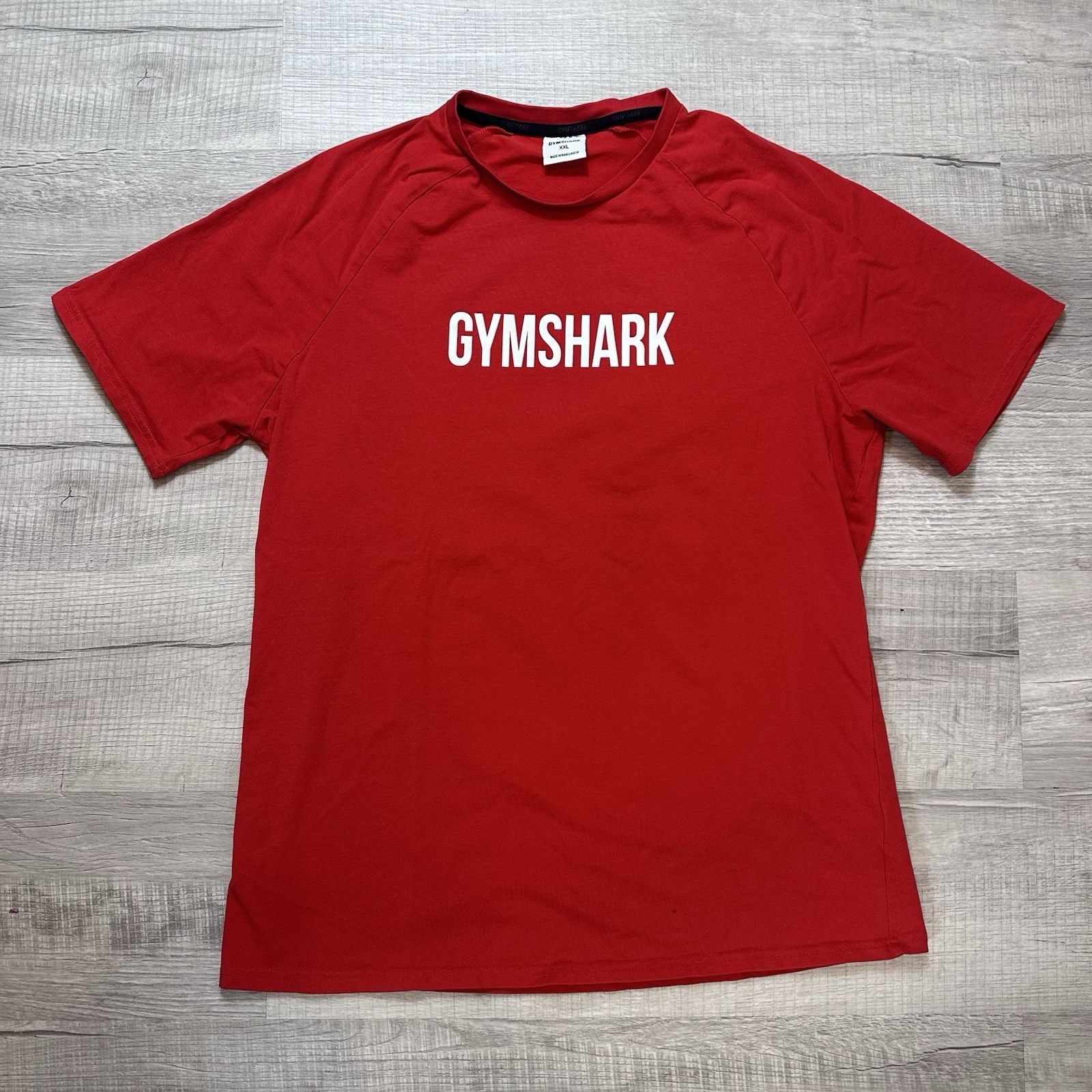 Gymshark Gymshark Men's Apollo T-Shirt Red Short Sleeve Athletic 2XL Size US XXL / EU 58 / 5 - 1 Thumbnail
