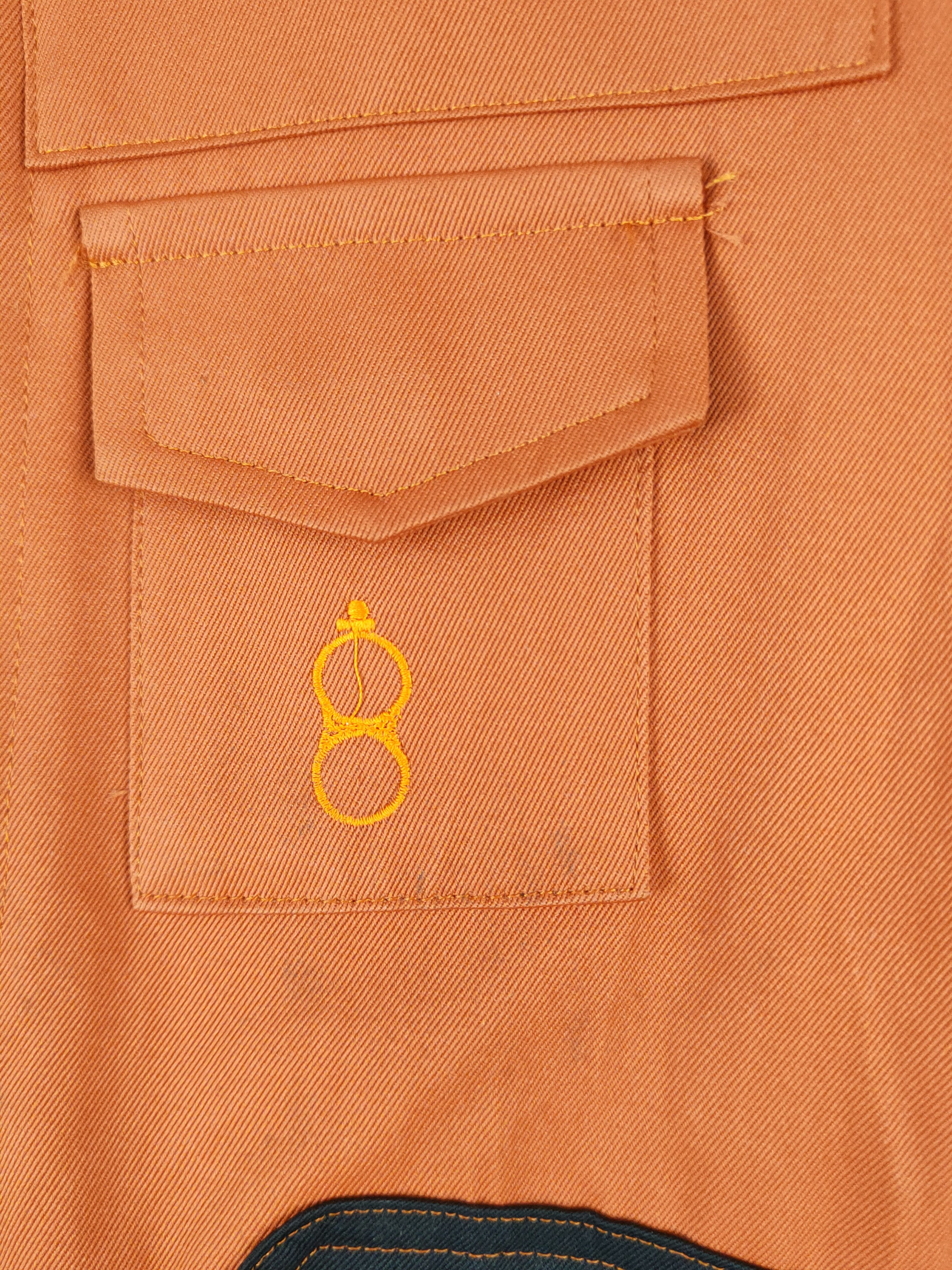 Japanese Brand × Vintage Vintage Union Two Horse Orange Black Vests Size US M / EU 48-50 / 2 - 5 Thumbnail