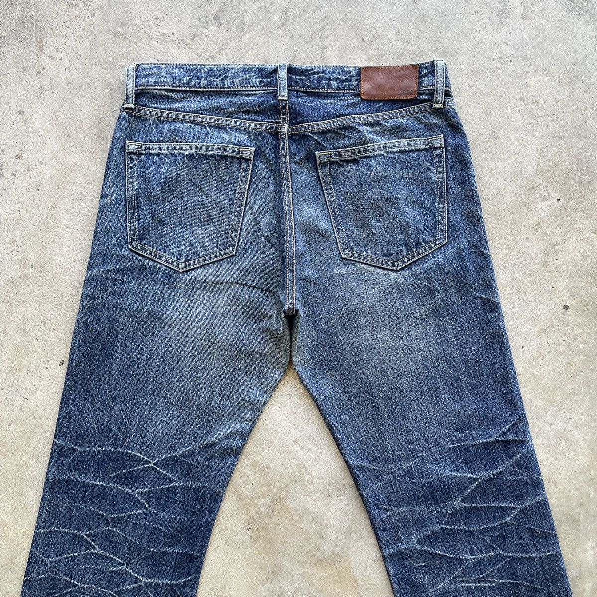 Japanese Brand Vintage Japanese Faded Distressed Jeans Denim Pants W34x30 Size US 34 / EU 50 - 11 Thumbnail