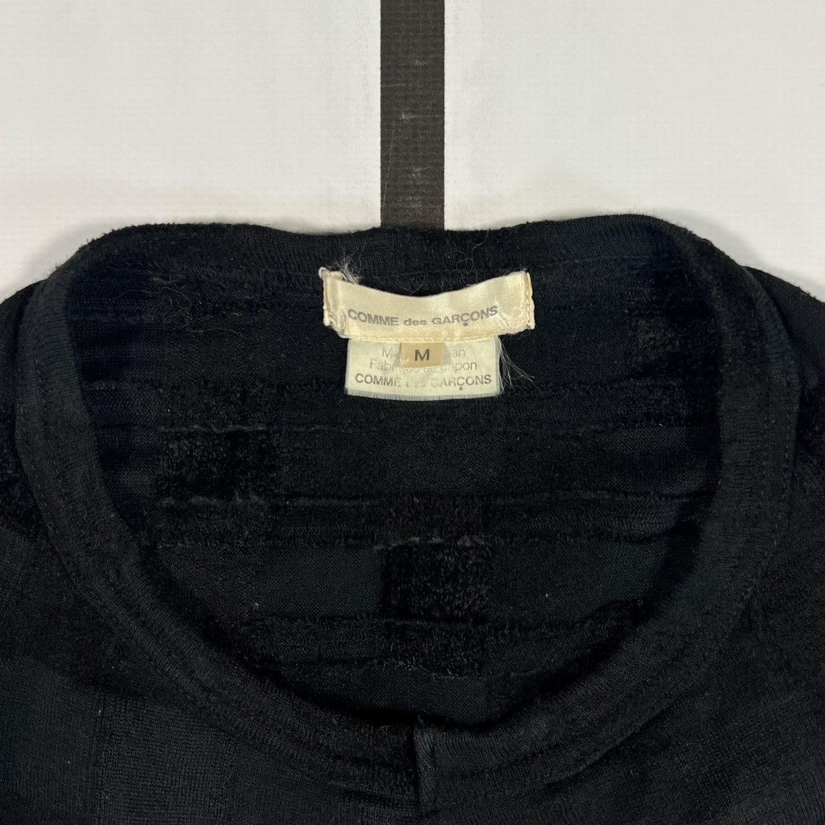 Comme des Garcons |[ FW04 Comme Des Garcons Asymmetrical Plaid Wool Sweater ]| Size M / US 6-8 / IT 42-44 - 6 Thumbnail