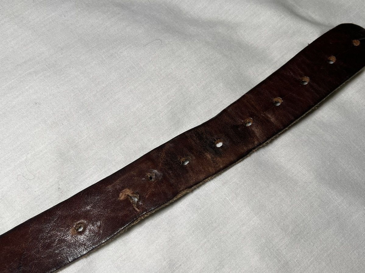 Vintage Y2K Leather Cowboy Lucky Seven 777 Belt Made in USA Size 34 - 12 Thumbnail