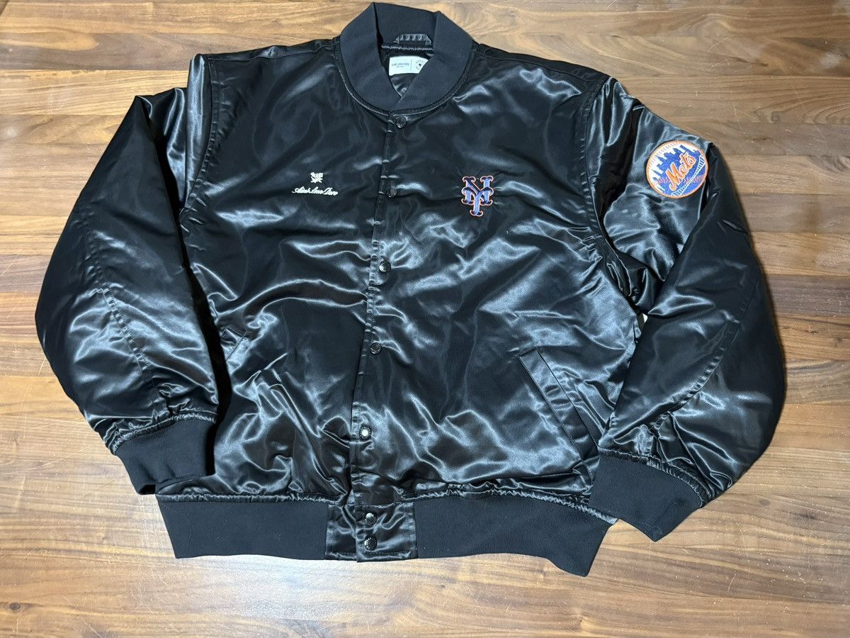 Aime Leon Dore Aime Leon Dore NY Mets Satin Varsity Bomber Jacket Black XXL Size US XXL / EU 58 / 5 - 4 Thumbnail