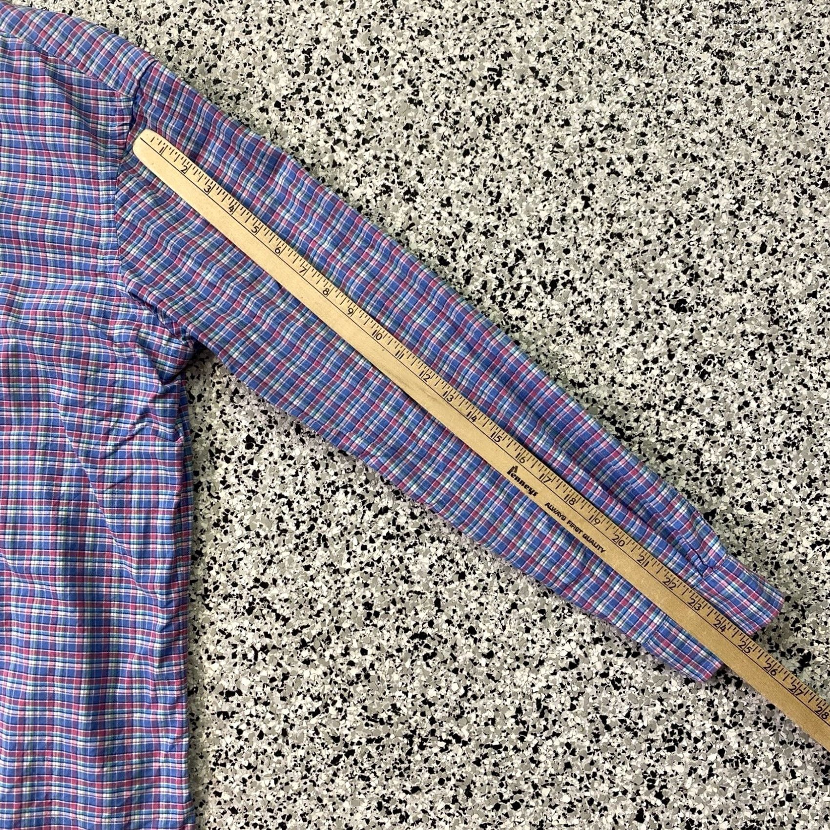 Ralph Lauren Ralph Lauren Long Sleeve Button Down Shirt Large Blue Pink Multicolor Plaid Mens Size US L / EU 52-54 / 3 - 3 Thumbnail
