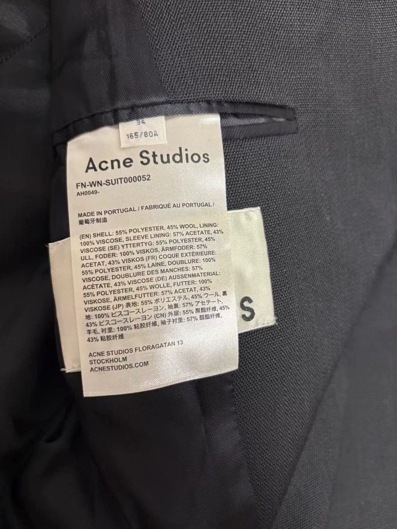 Acne Studios acne studios size:34 Double-breasted suit jacket 2504-Next Size US L / EU 52-54 / 3 - 4 Thumbnail
