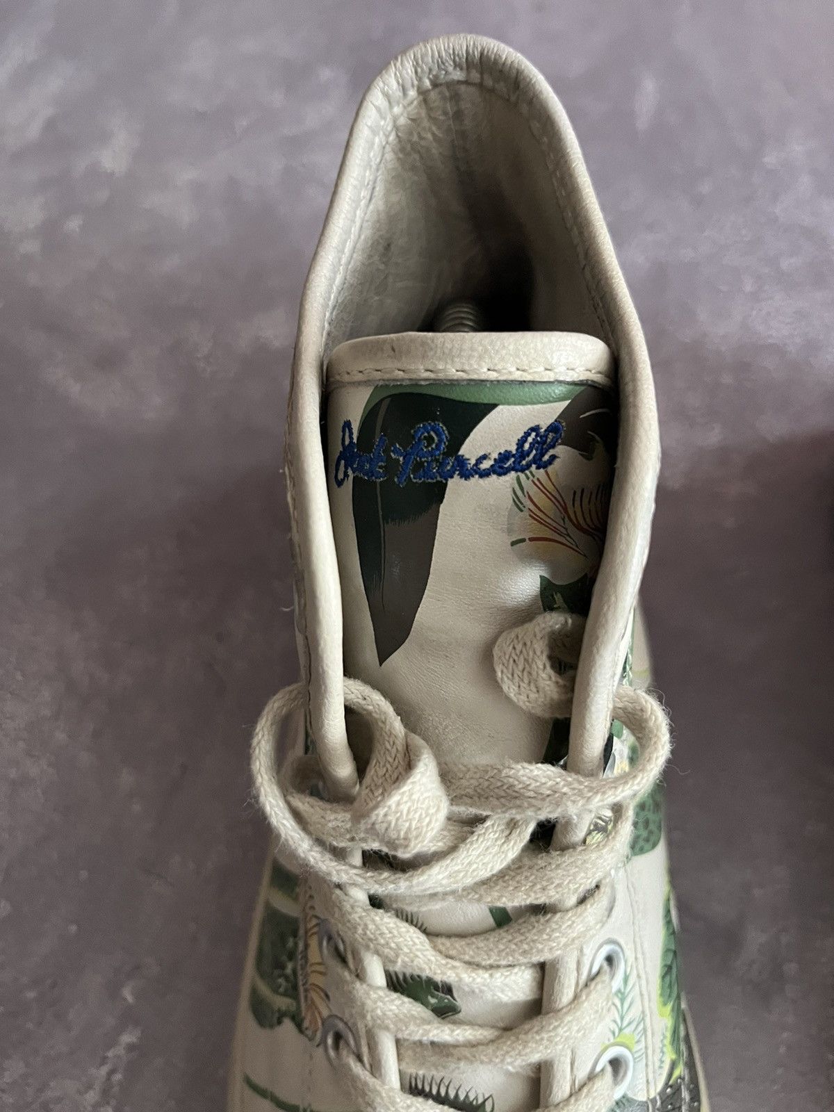 Converse 26 cm CONVERSE JACK PURCELL SIGNATURE CARNIVOROUS MID WHITE Size US 8 / EU 41 - 5 Thumbnail