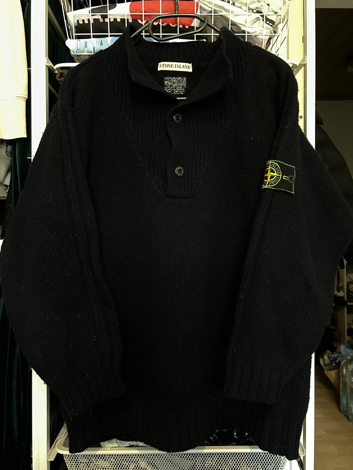 Stone Island STONE ISLAND VINTAGE 1/4 SWEATER GREEN BADGE SIZE M Size US M / EU 48-50 / 2 - 1 Thumbnail