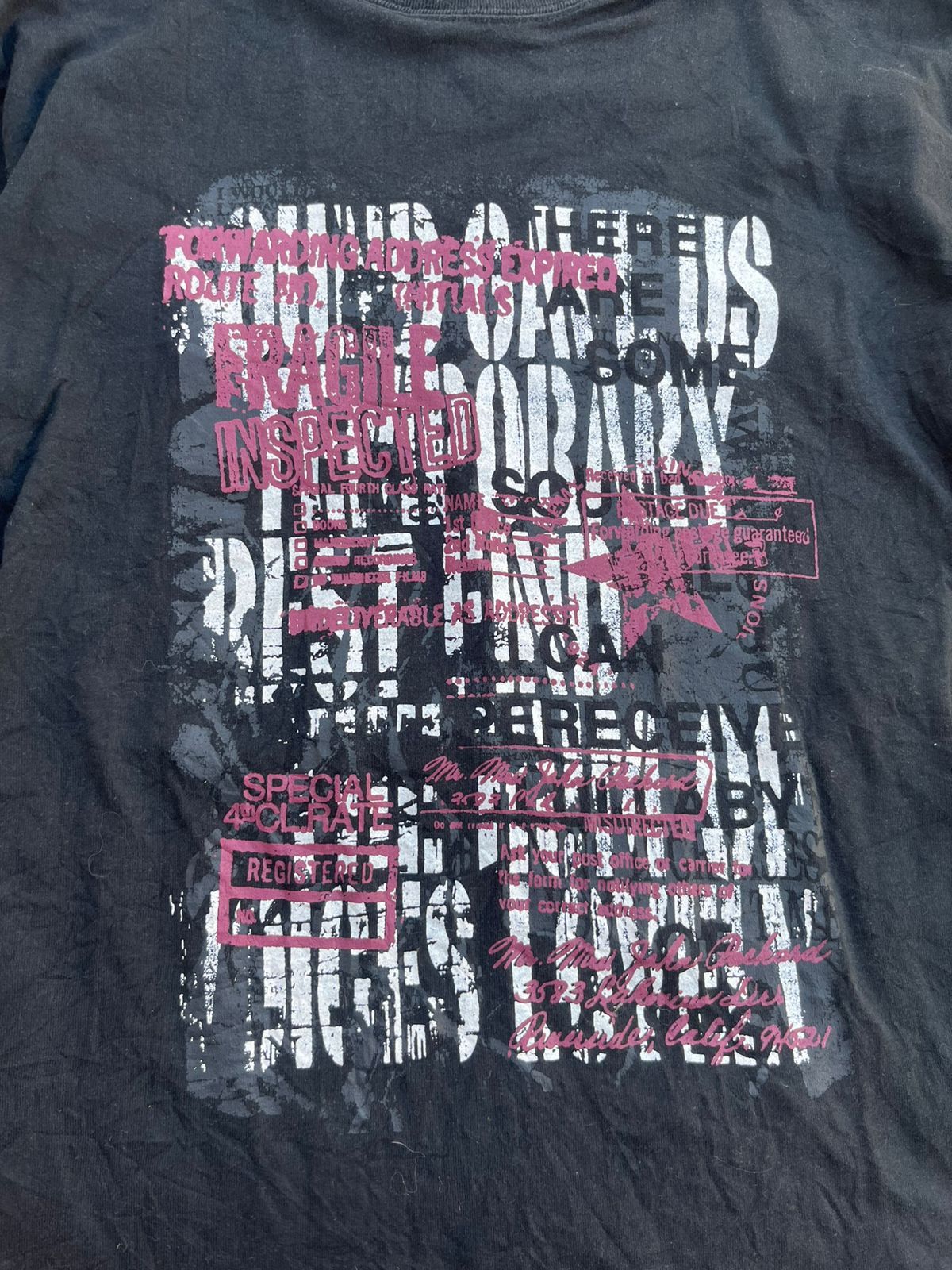14th Addiction Dialetti Double Layers Poem Ghotic Tee Tshirt Size US S / EU 44-46 / 1 - 2 Thumbnail