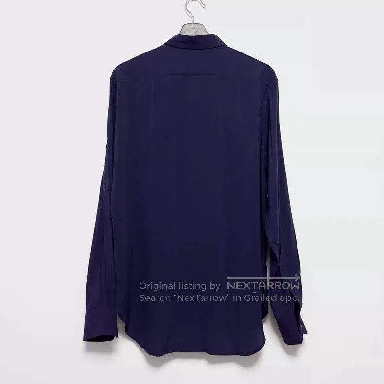 Other Yohji Yamamoto Silk Shirt with Pocket Details Size US M / EU 48-50 / 2 - 2 Thumbnail