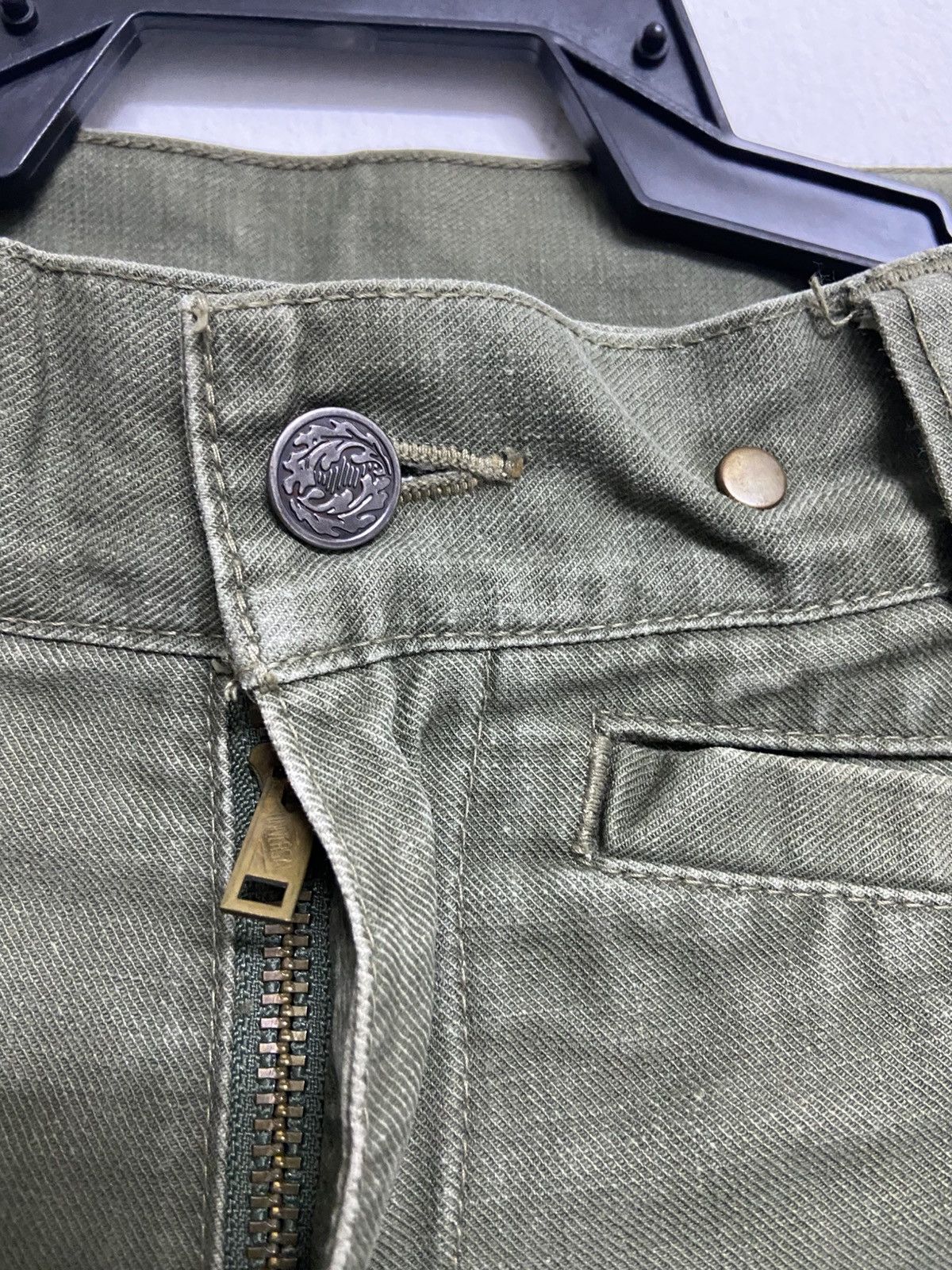 Sugar Cane 90s Denime Orizzonti Japan Military Trouser Pants Size US 29 - 4 Thumbnail