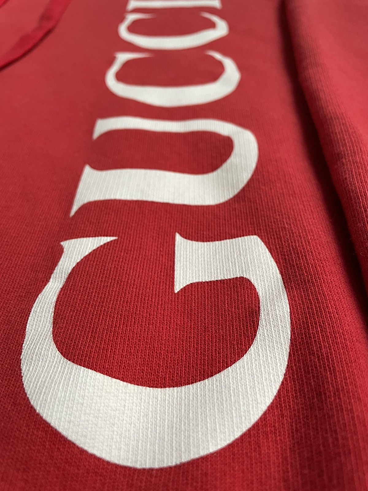 RED GUCCI HOODIE