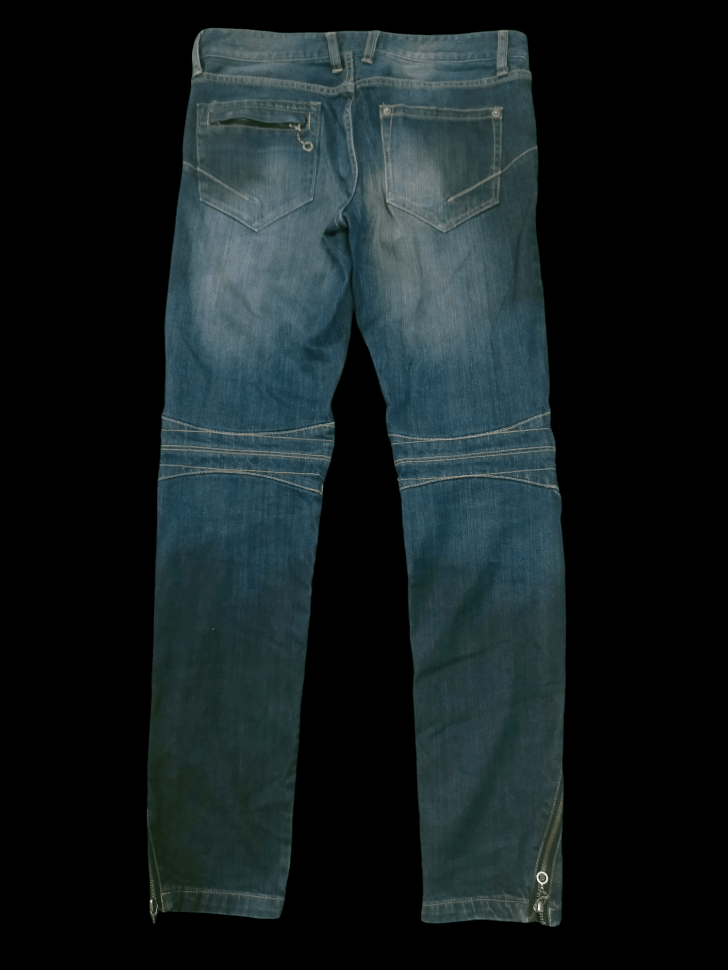 PPFM × Seditionaries 🔥D105 PPFM Archival Seditionaries Design Biker Jeans Size US 33 - 2 Thumbnail