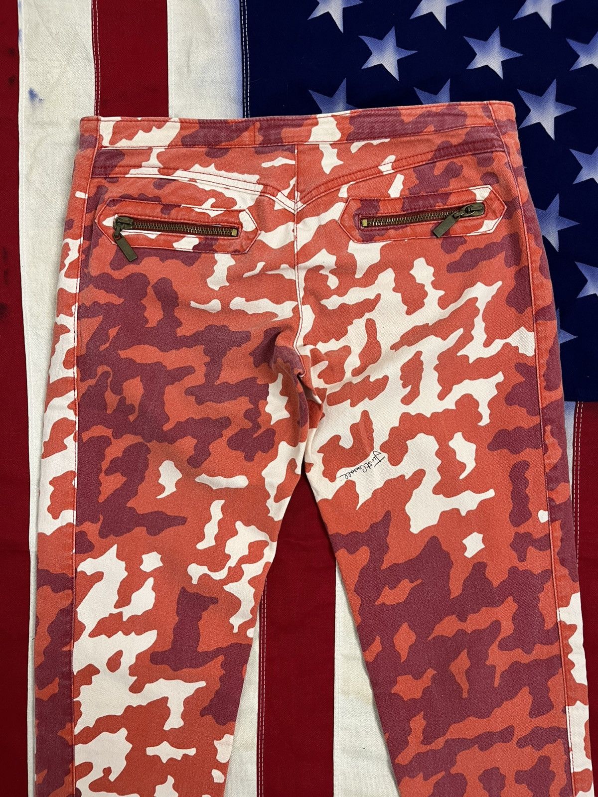 Just Cavalli Vintage Just Cavalli Camouflage Skinny Jeans Statement Piece Size 26" / US 2 / IT 38 - 5 Thumbnail