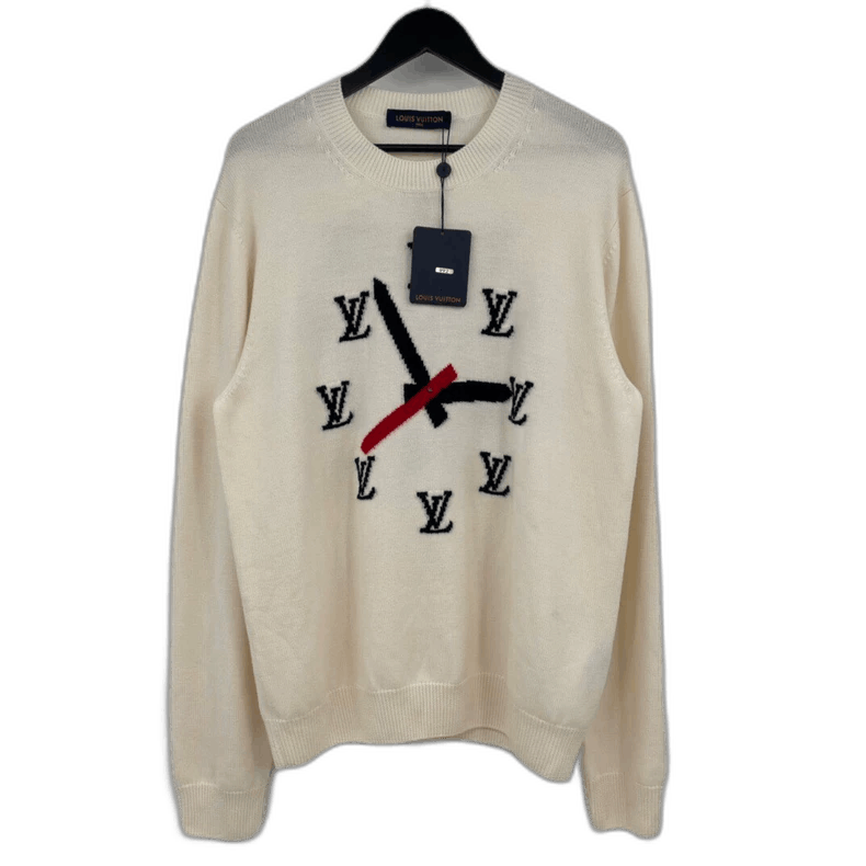 Louis Vuitton Louis Vuitton Clock Logo Knitted Sweater Size US XL / EU 56 / 4 - 1 Thumbnail