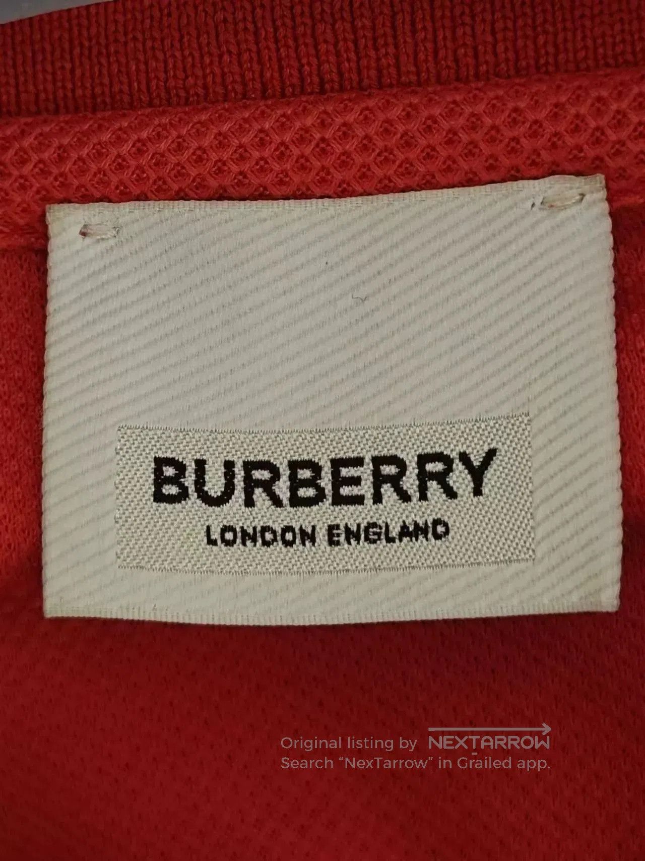 Burberry Burberry Red Polo Shirt Size 180. Size US M / EU 48-50 / 2 - 3 Thumbnail