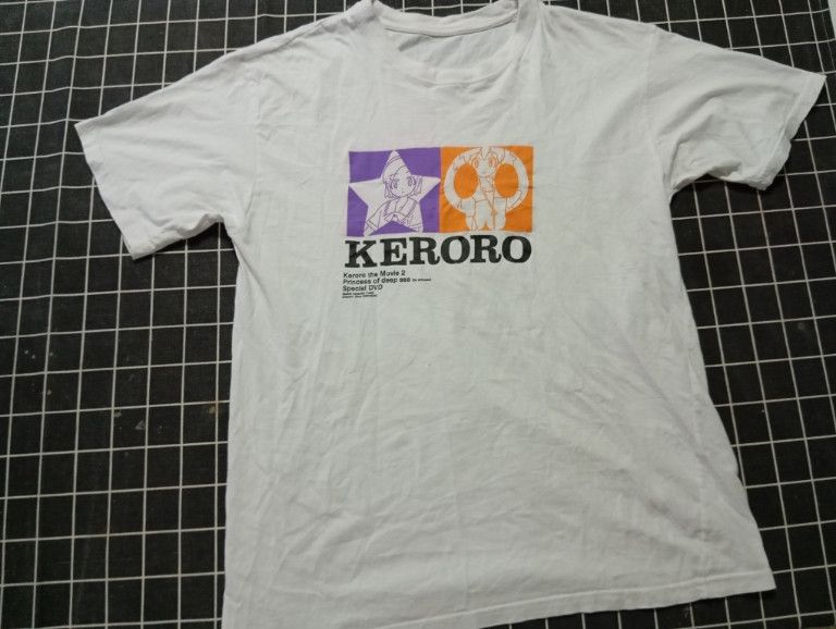 Cartoon Network VTG 2000s Keroro Gunso 🐸💣💥 Movie Anime Tshirt🍿📺 Size US M / EU 48-50 / 2 - 2 Thumbnail