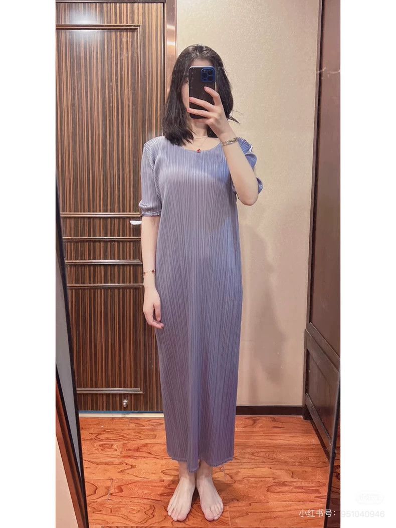 Issey Miyake Issey Miyake size:4 Honor fabric purple-gray dress Size S / US 4 / IT 40 - 8 Thumbnail