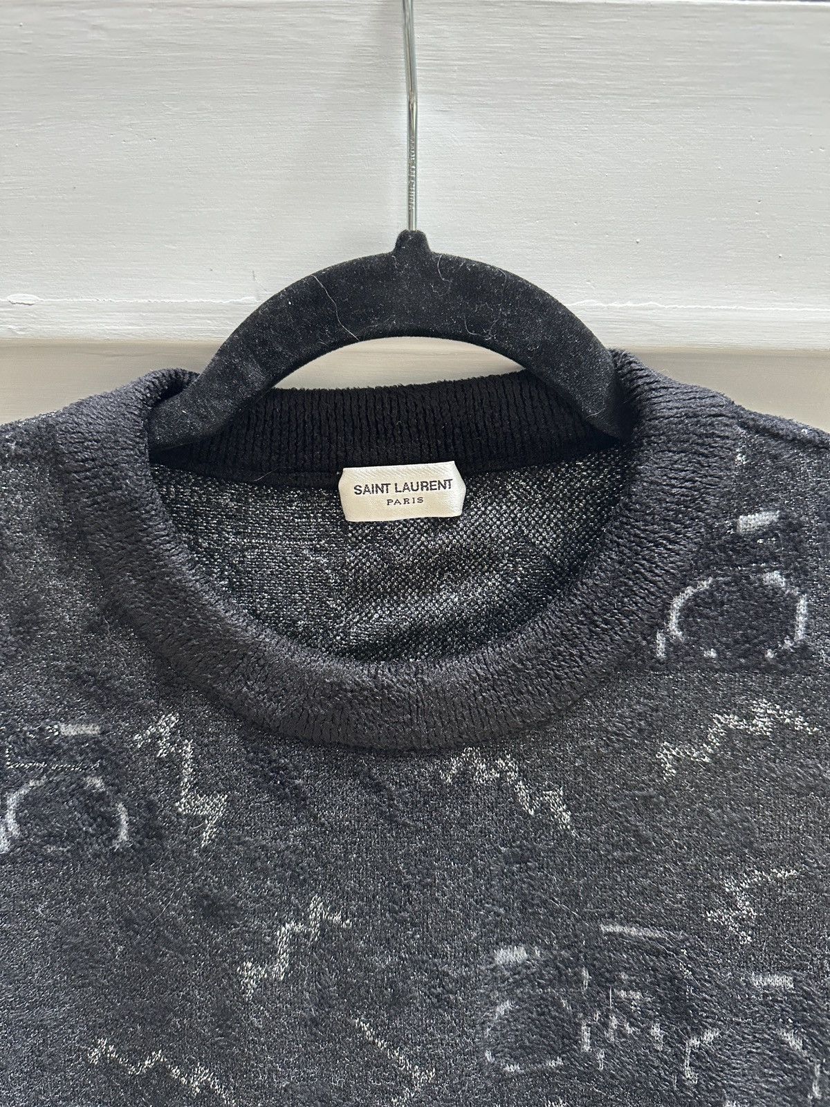 Saint Laurent Paris Lurex Glitter Radio Sweater Size US S / EU 44-46 / 1 - 3 Thumbnail