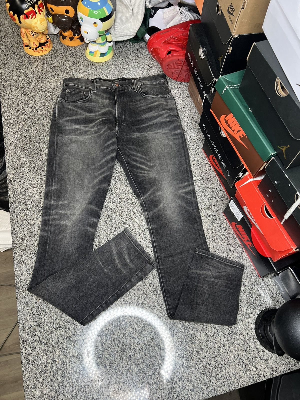 Amiri Amiri Jean Black Size US 33 - 1 Thumbnail