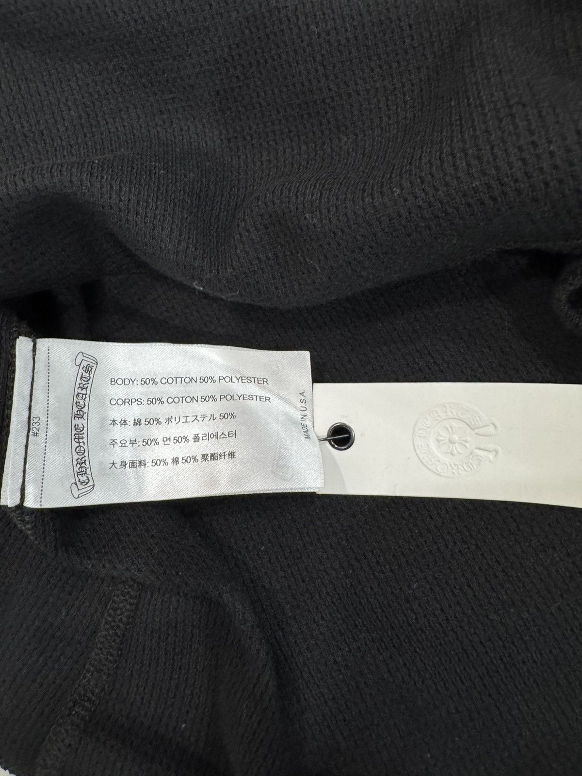 Chrome Hearts Chrome hearts dagger waffle thermal long sleeve Size US L / EU 52-54 / 3 - 7 Thumbnail