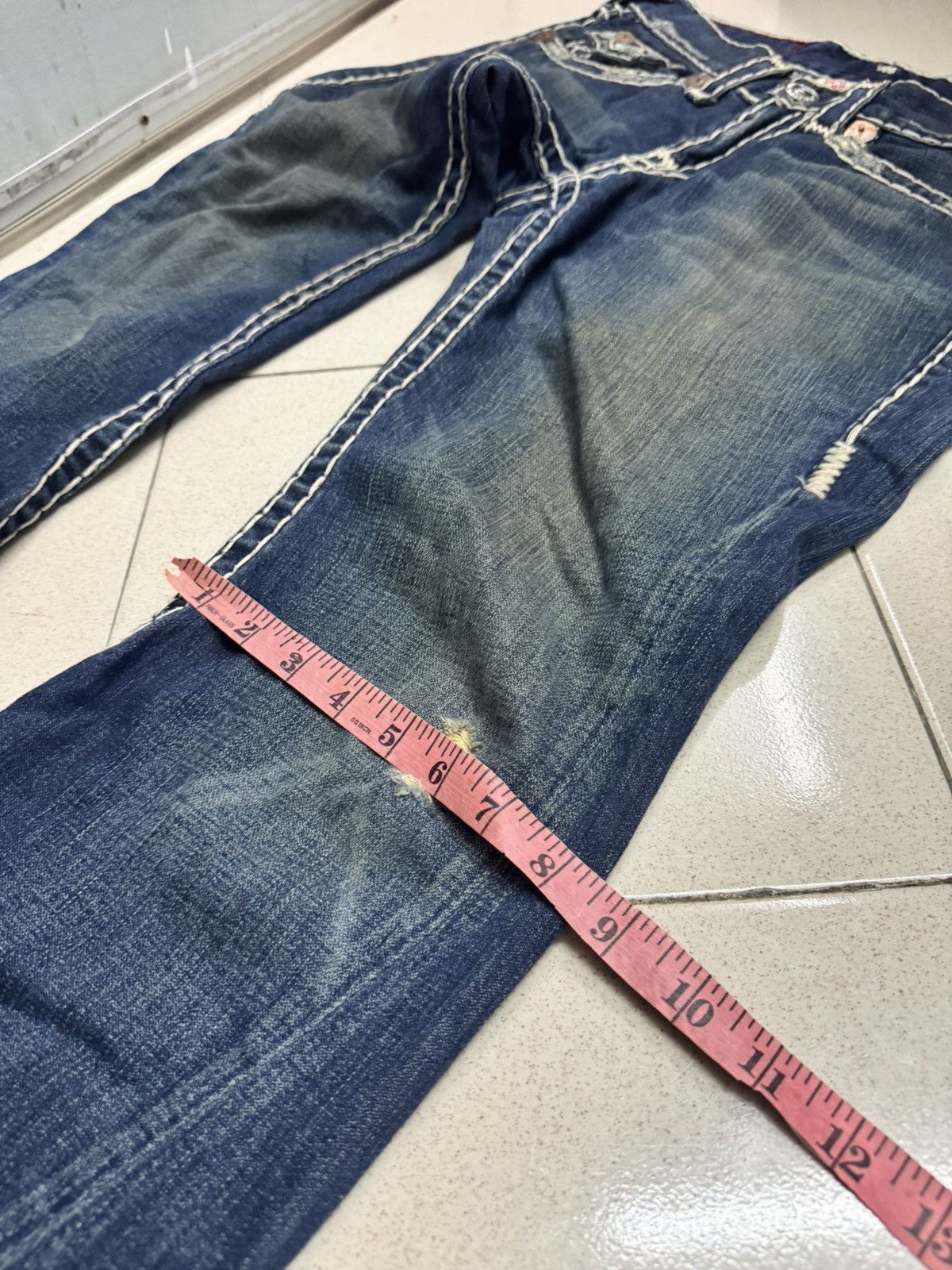 True Religion TRUE RELIGION JOEY SUPER T FLAP FLARE JEANS Size US 34 / EU 50 - 13 Thumbnail